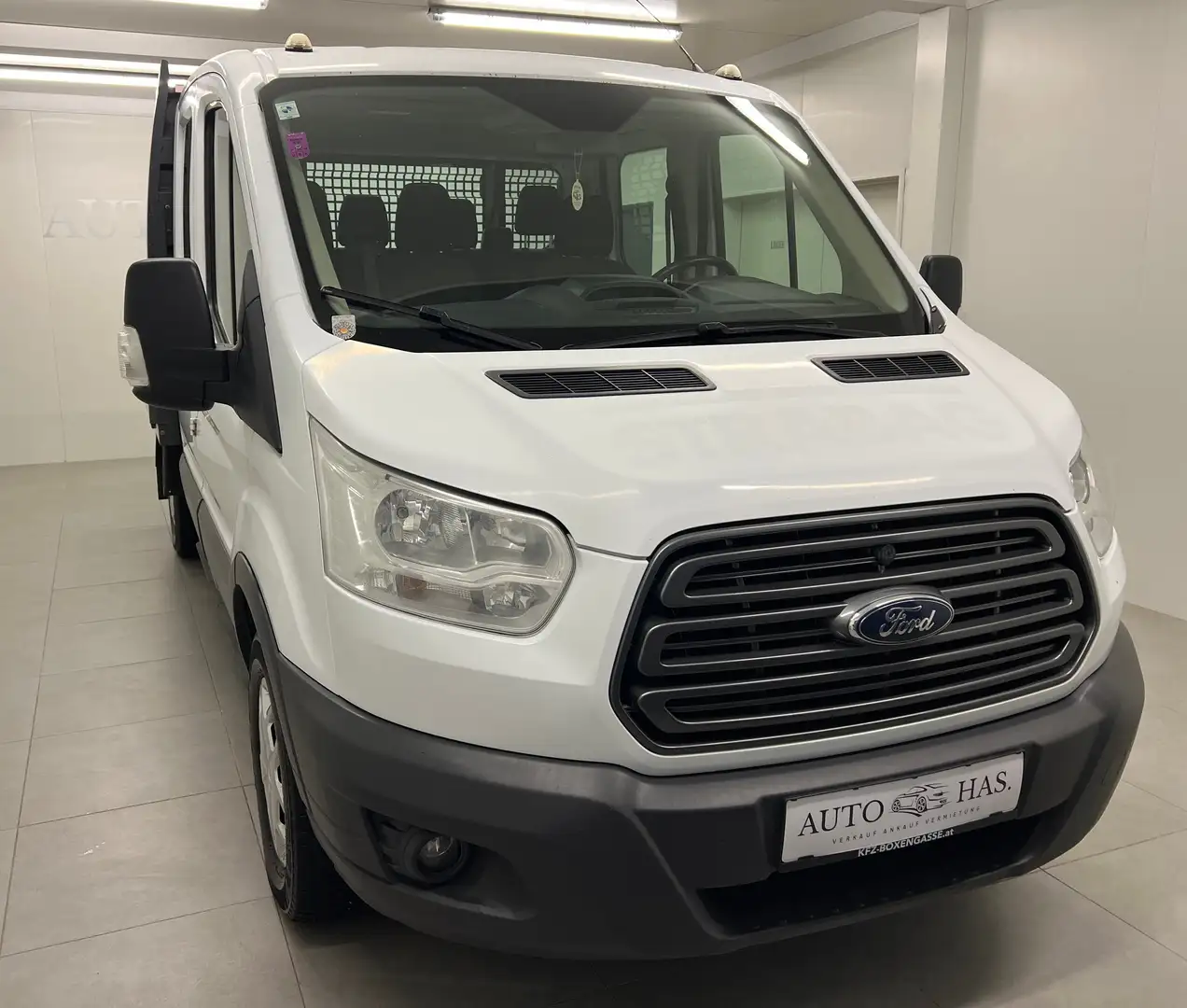 Ford Transit Pritsche 2,0 TDCi L2H1 DK 350 Trend*MwSt*AHK* Weiß - 1