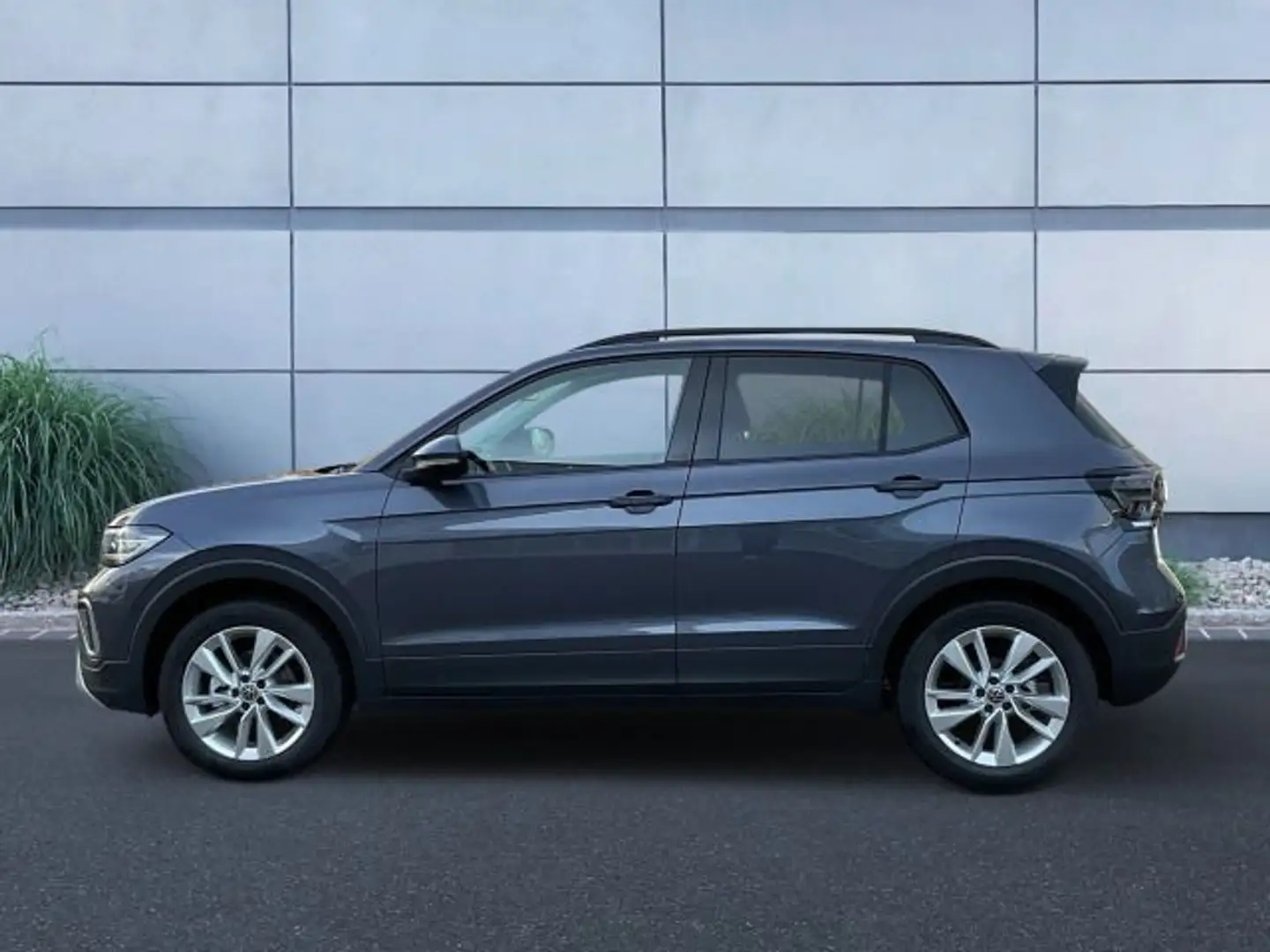 Volkswagen T-Cross Life 1.0 TSI DSG, AHK, Rear View, Park-A Grijs - 2