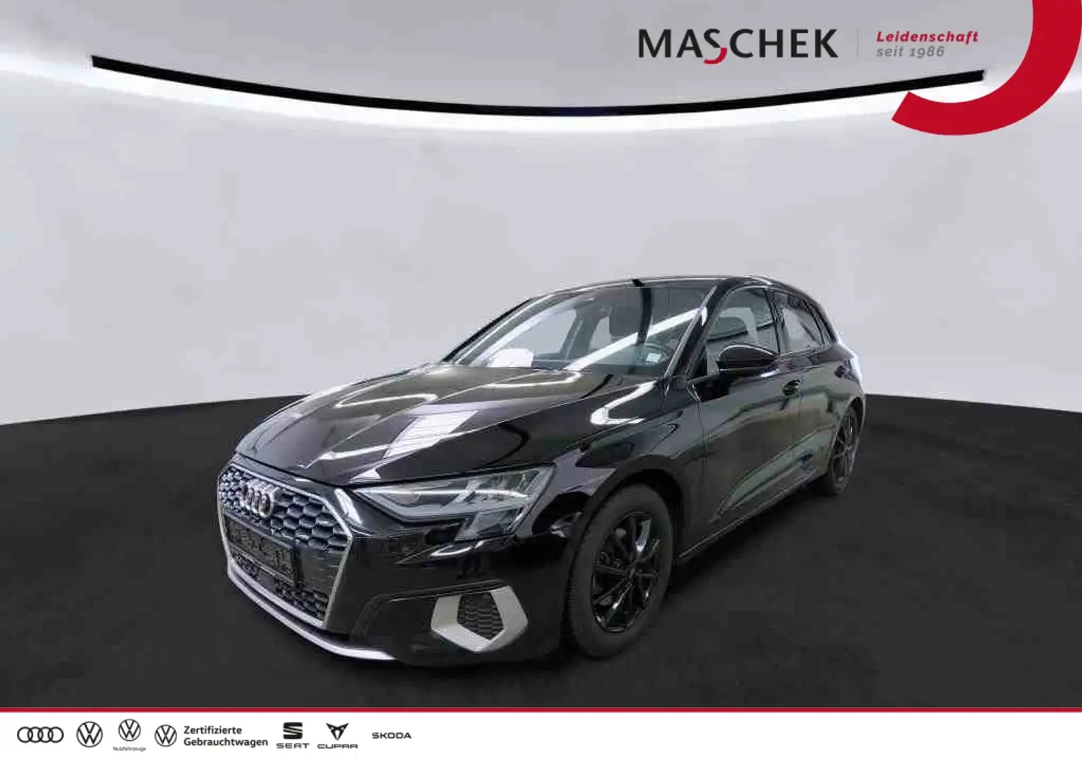 Audi A3 Sportback Advanced 35 TDI LED VC PDC GRA DAB Sitzh Schwarz - 1