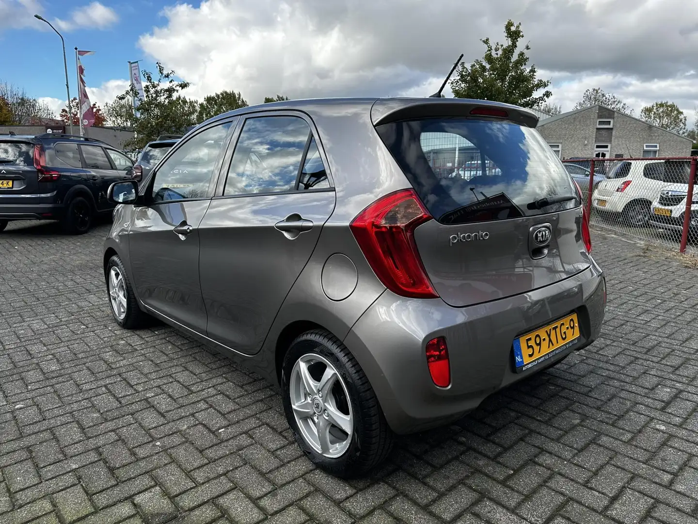 Kia Picanto 1.0 CVVT Comfort Pack Airco | 1e Eign. Grijs - 2