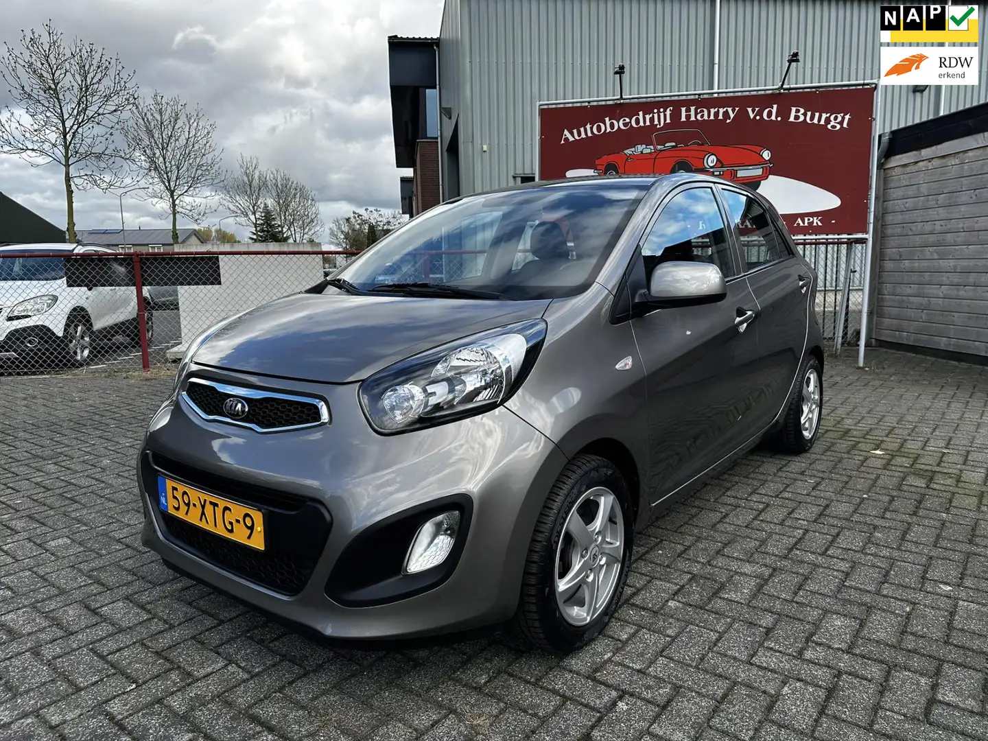 Kia Picanto 1.0 CVVT Comfort Pack Airco | 1e Eign. Grijs - 1