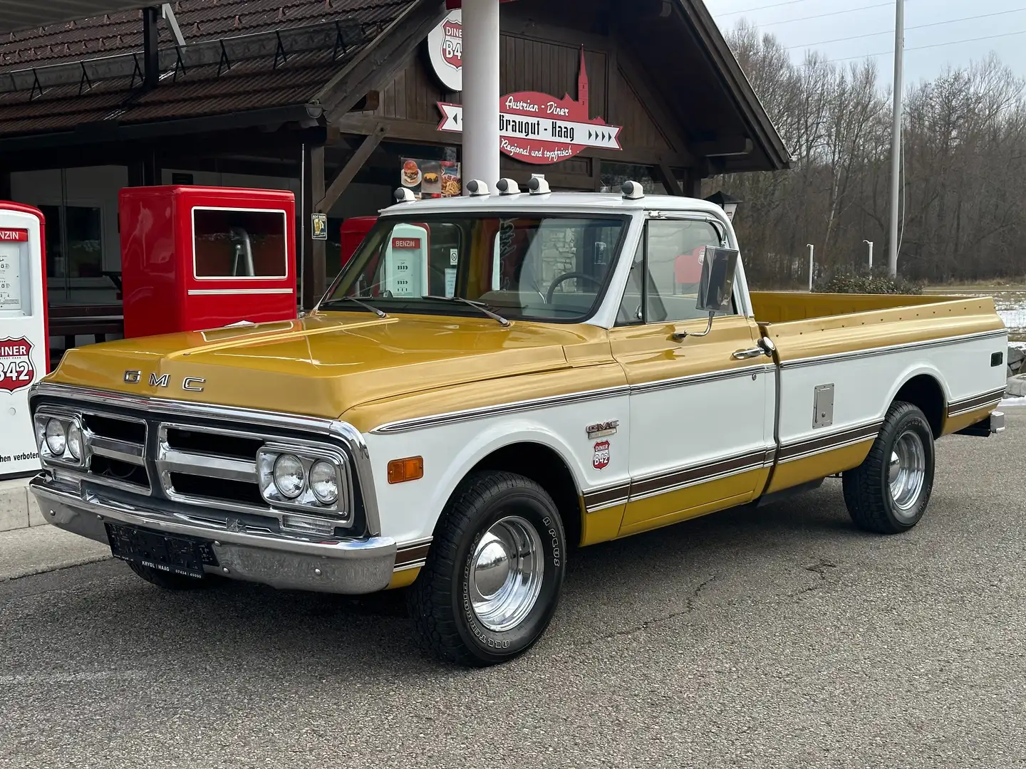 GMC Sierra 1500 Custom V8 - VERGASER - TURBO Amarillo - 1