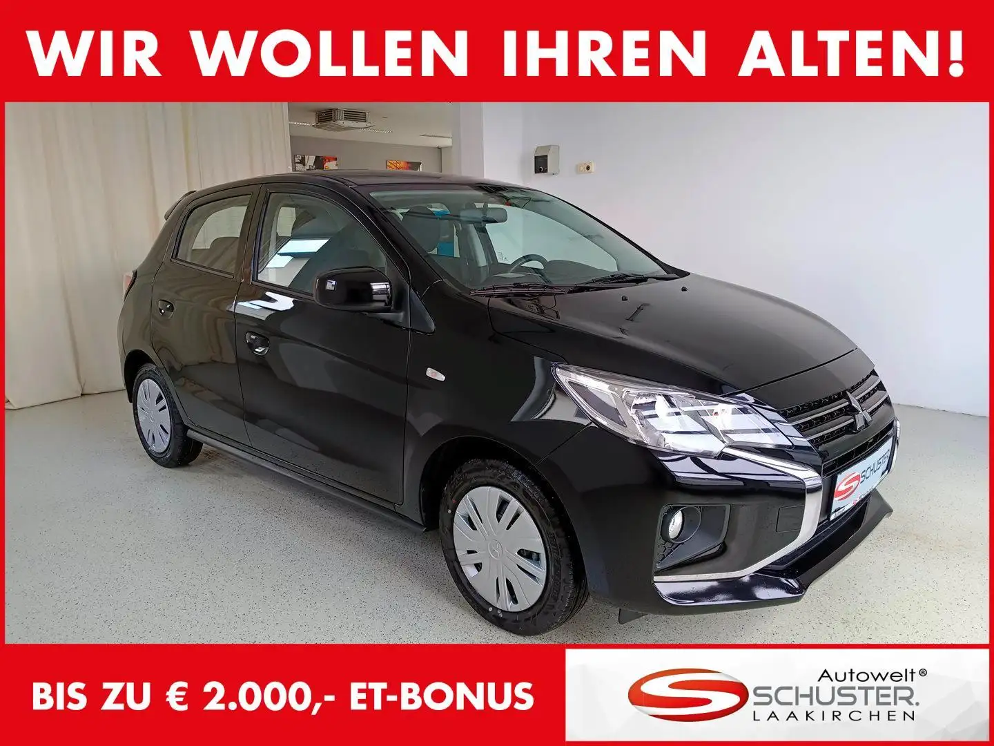 Mitsubishi Space Star 1,0 Infom *ab 12.490* *Klima* 5Türig Schwarz - 1