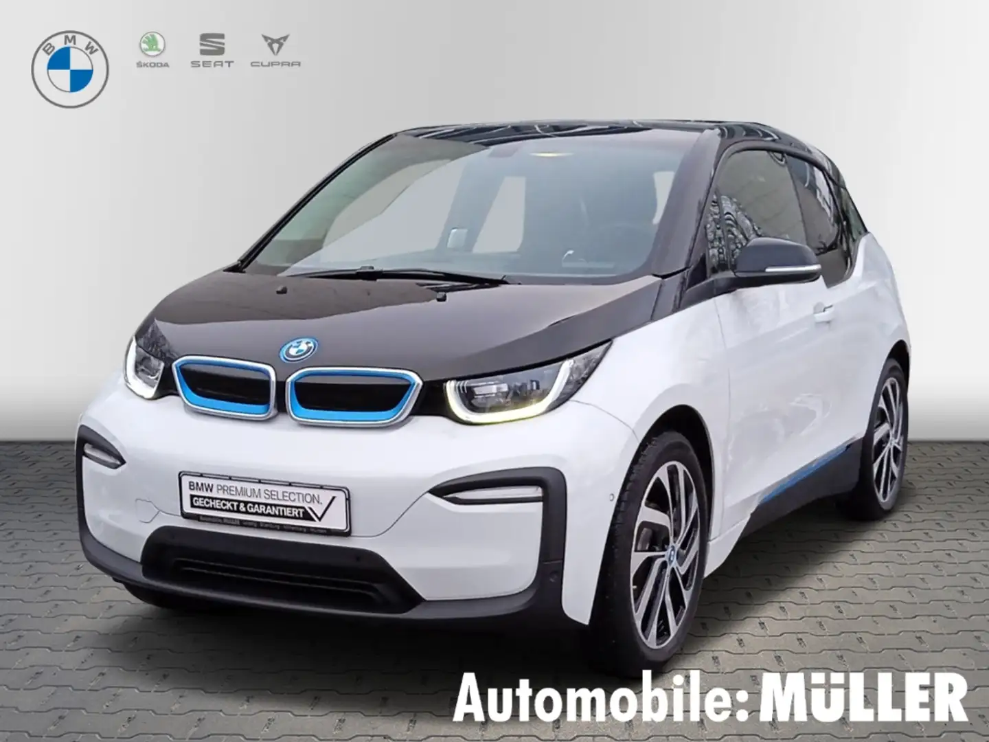 BMW i3 Basis 120Ah*Aut.*Wärmepumpe*RFK*DAB*Nav.Prof.* Weiß - 1