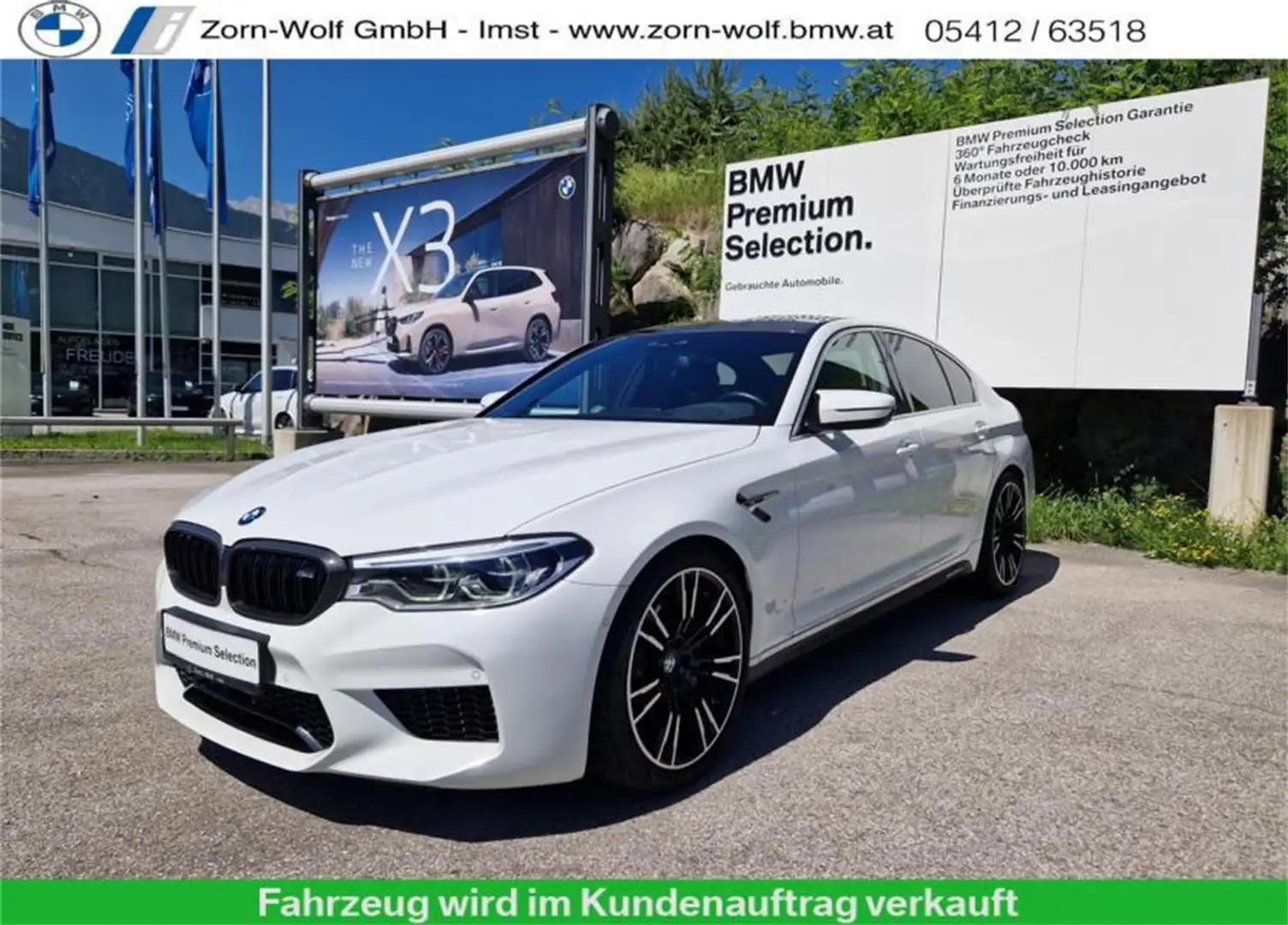 BMW M5 Limousine Weiß - 1