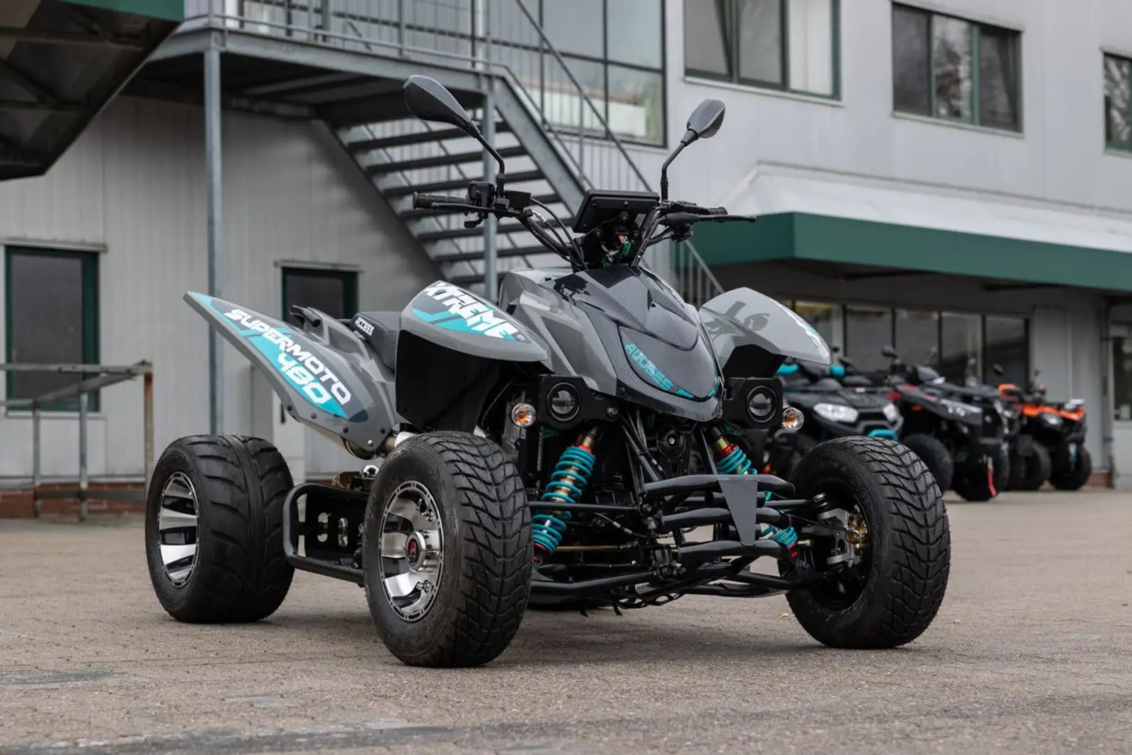 AGM Xtreme Supermoto 450/480 EFI LOF, sofort lieferb Šedá - 2