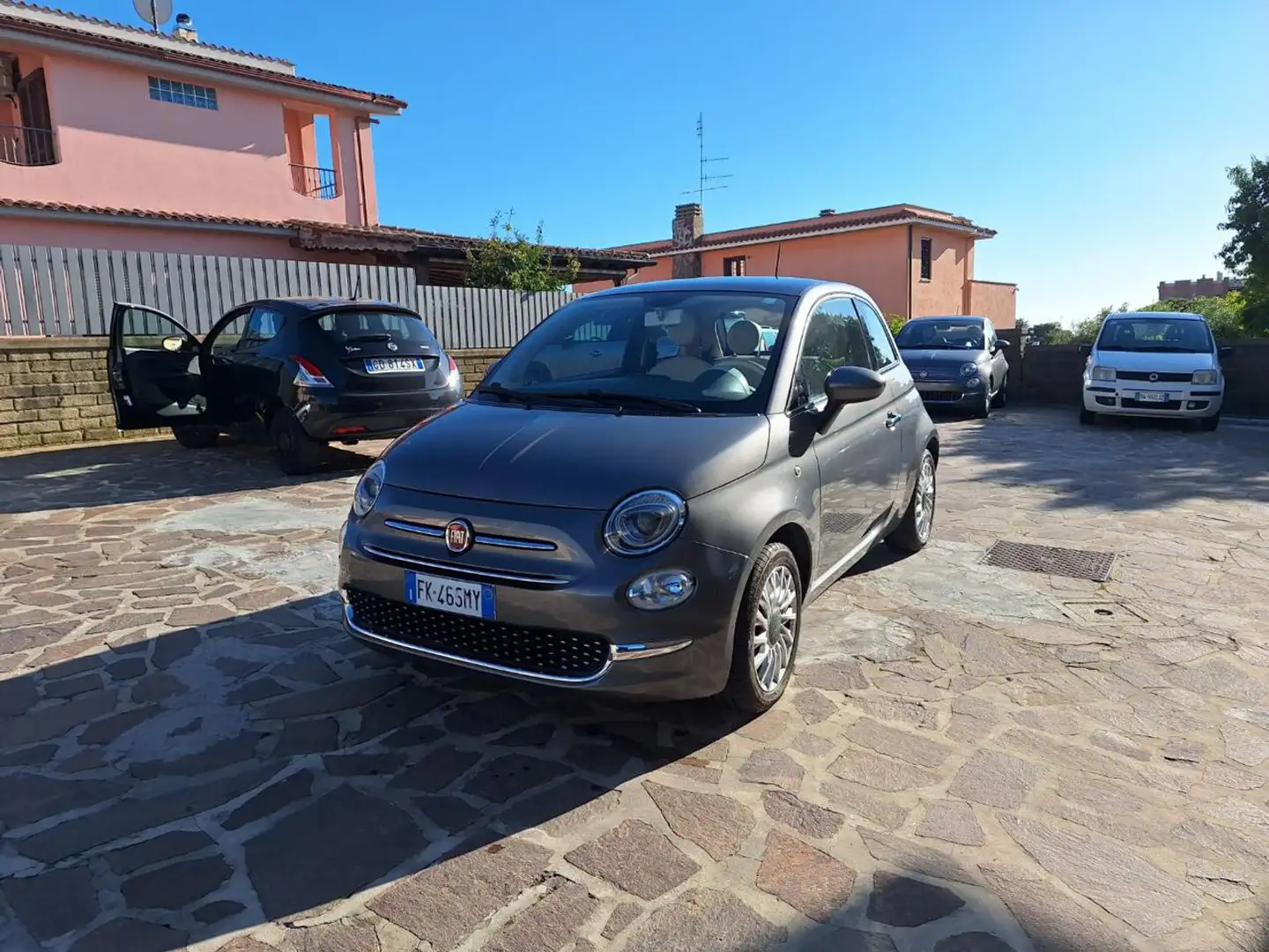 Fiat 500 1.2 EasyPower Lounge Gris - 1