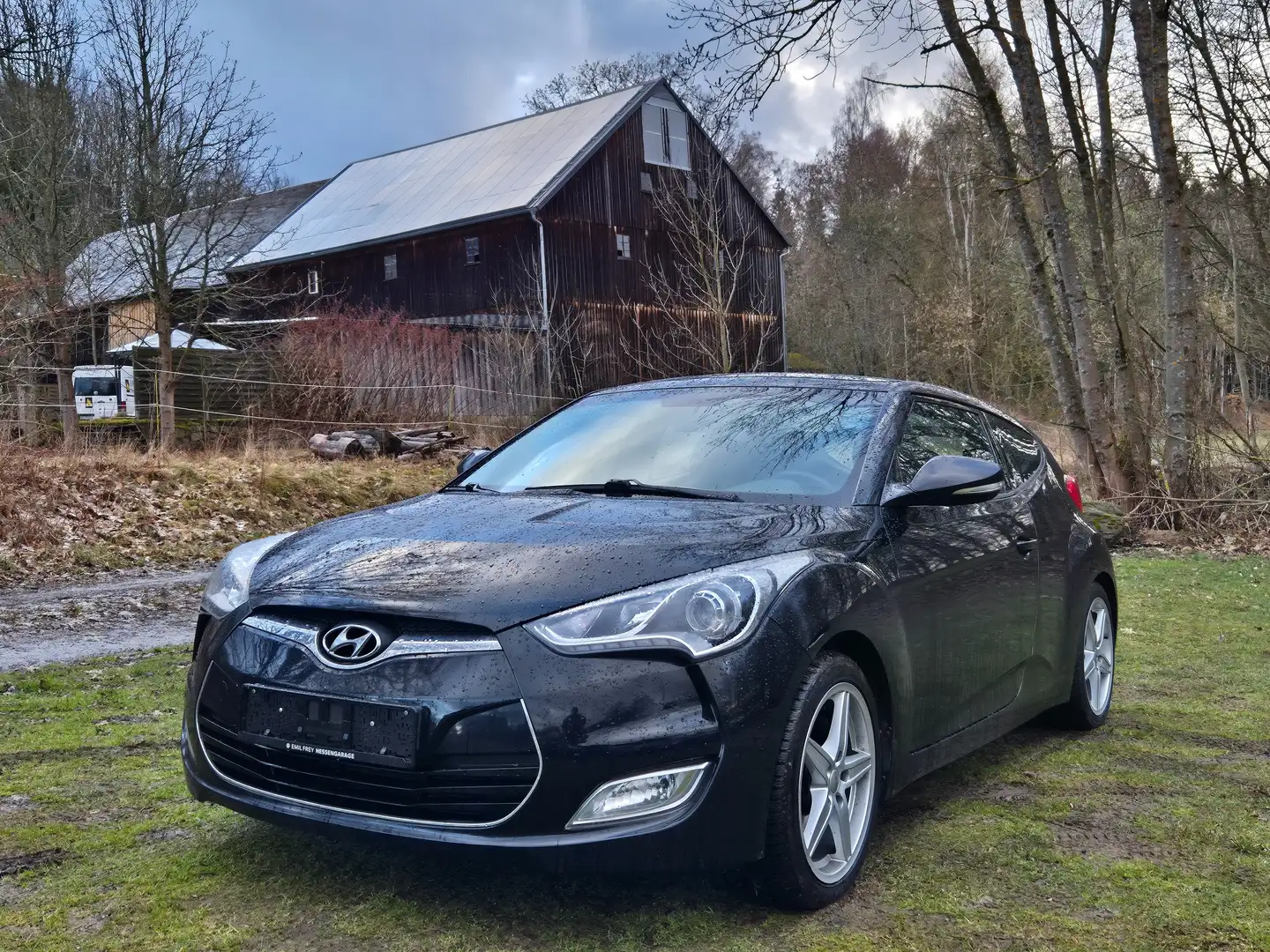 Hyundai VELOSTER Premium PANO*LEDER*AUT*KAMERA*KEYLESS*8xALU* Negro - 1