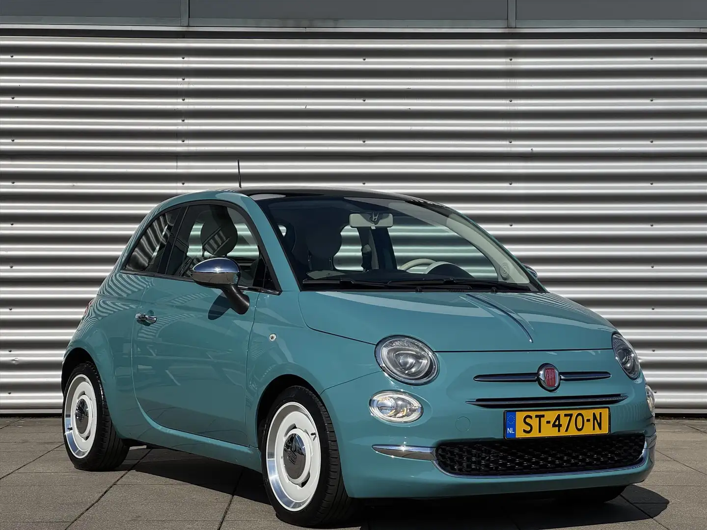 Fiat 500 TwinAir 80pk Anniversario Panoramisch Dak | Naviga Groen - 2