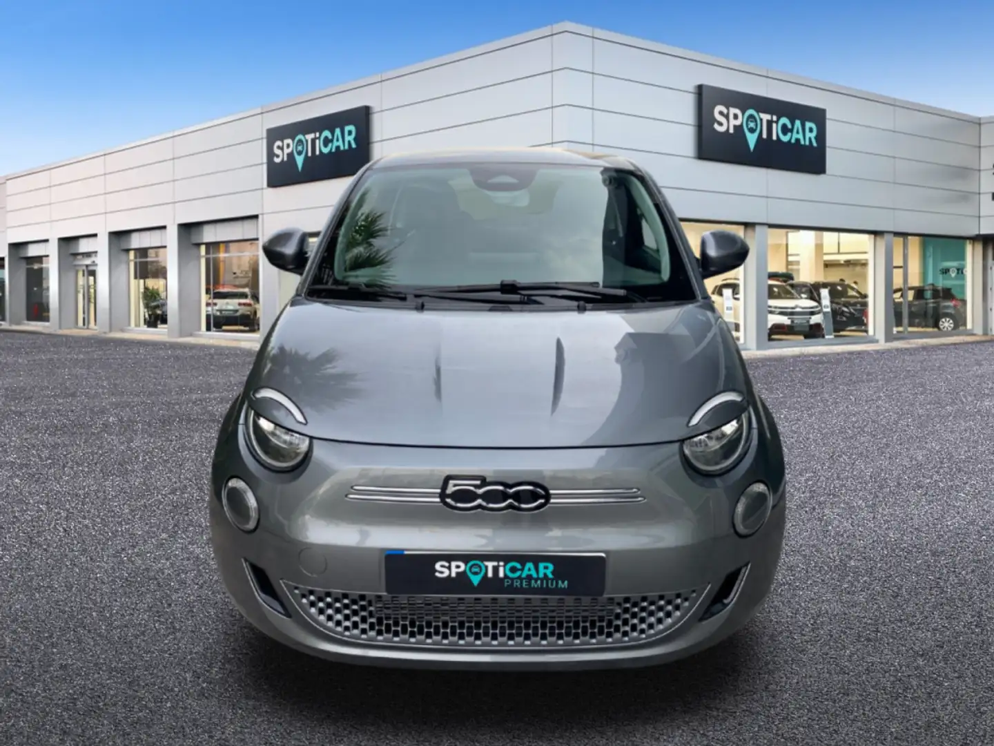 Fiat 500 Pequeño Automático de 3 Puertas Grijs - 2