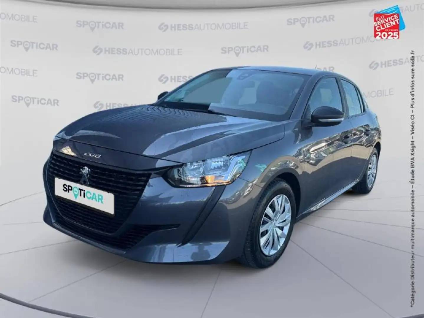 Peugeot e-208 1.2 PureTech 75ch S/S Like Gris - 1
