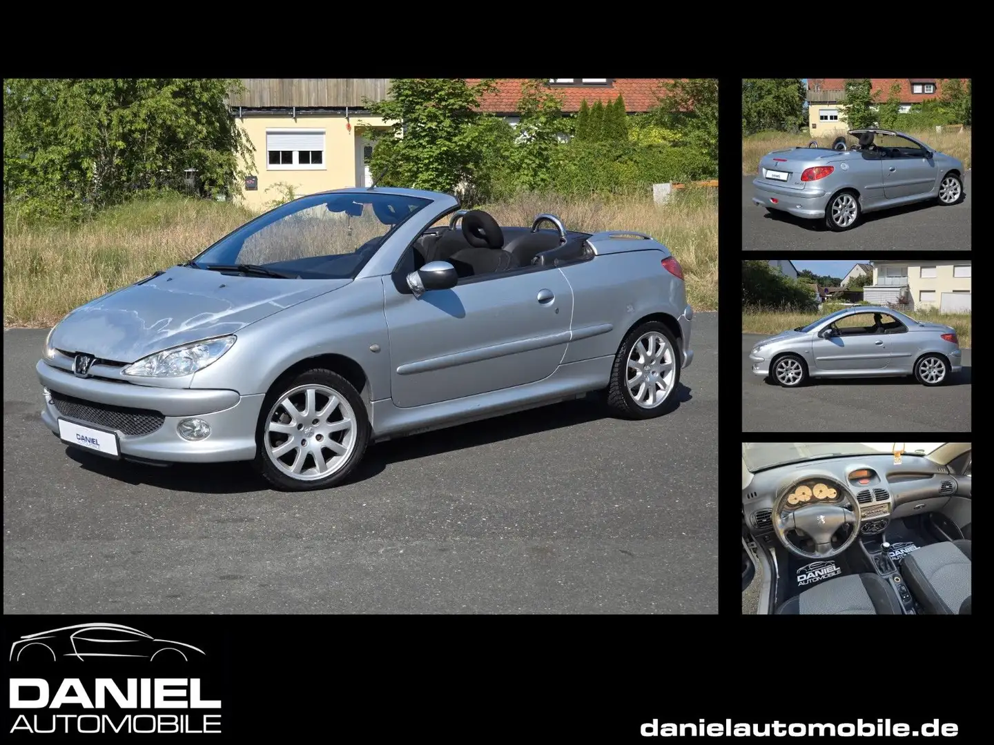 Peugeot 206 CC Tendance 110 TÜV+AU: 07/2025 Silber - 1