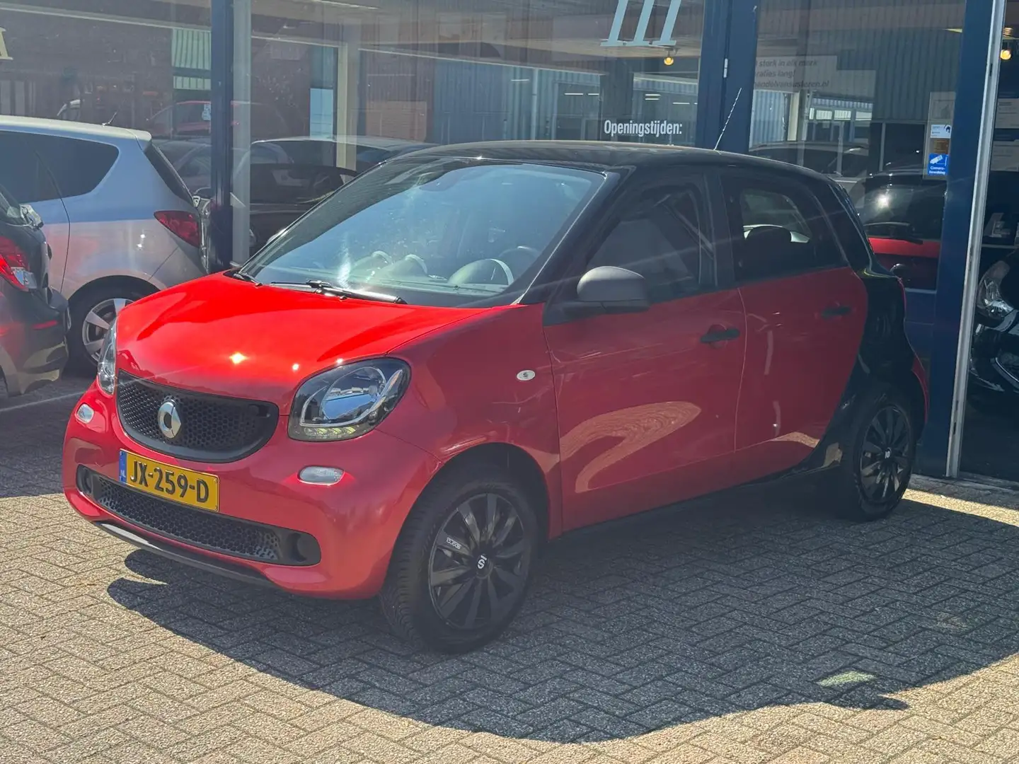 smart forFour 1.0 Pure 5 deurs two tone! NL AUTO NAP! Airco l Cr Rood - 2
