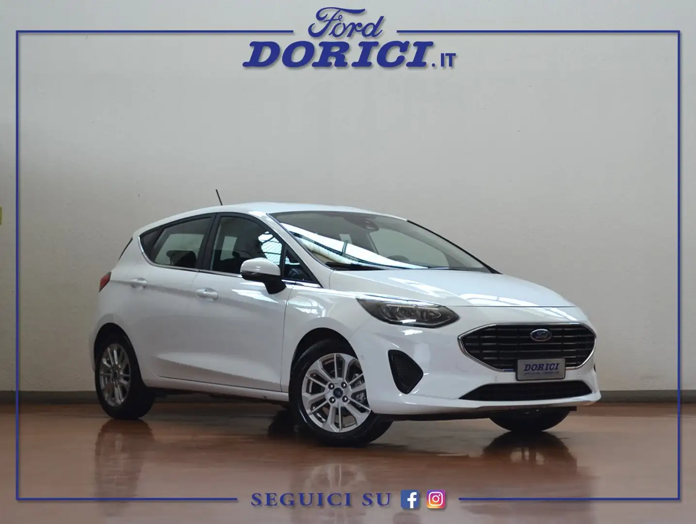 Ford Fiesta 1.1 Titanium 75cv Bianco - 1