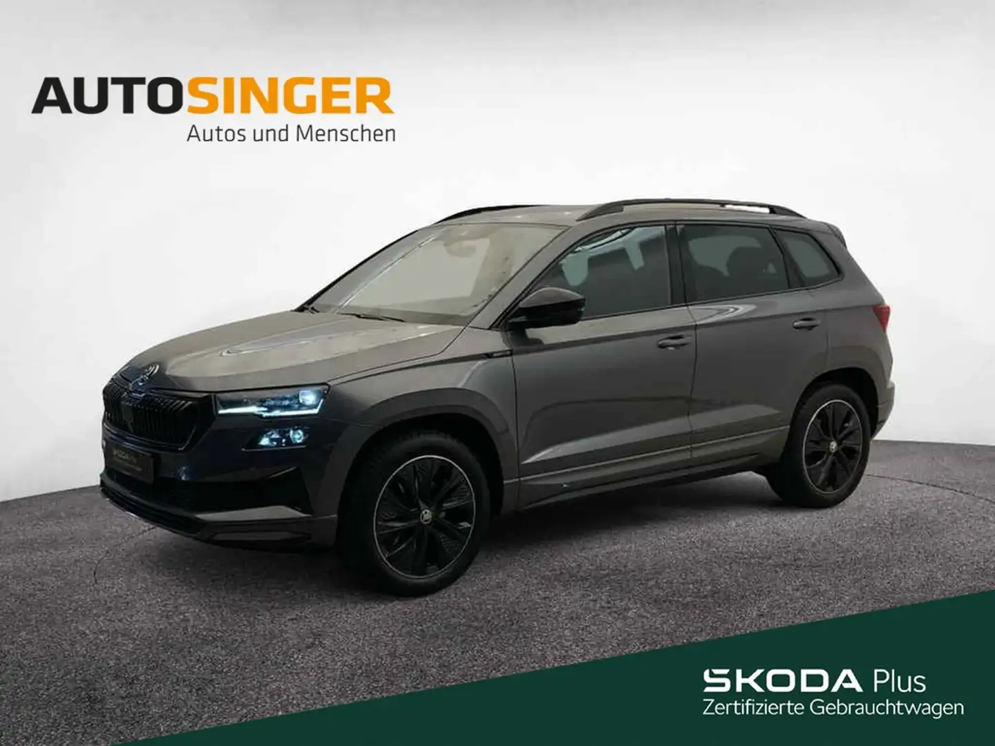 Skoda Karoq Sportline 2.0 TSI DSG 4x4 *MATRIX*AHK*DCC* Šedá - 1