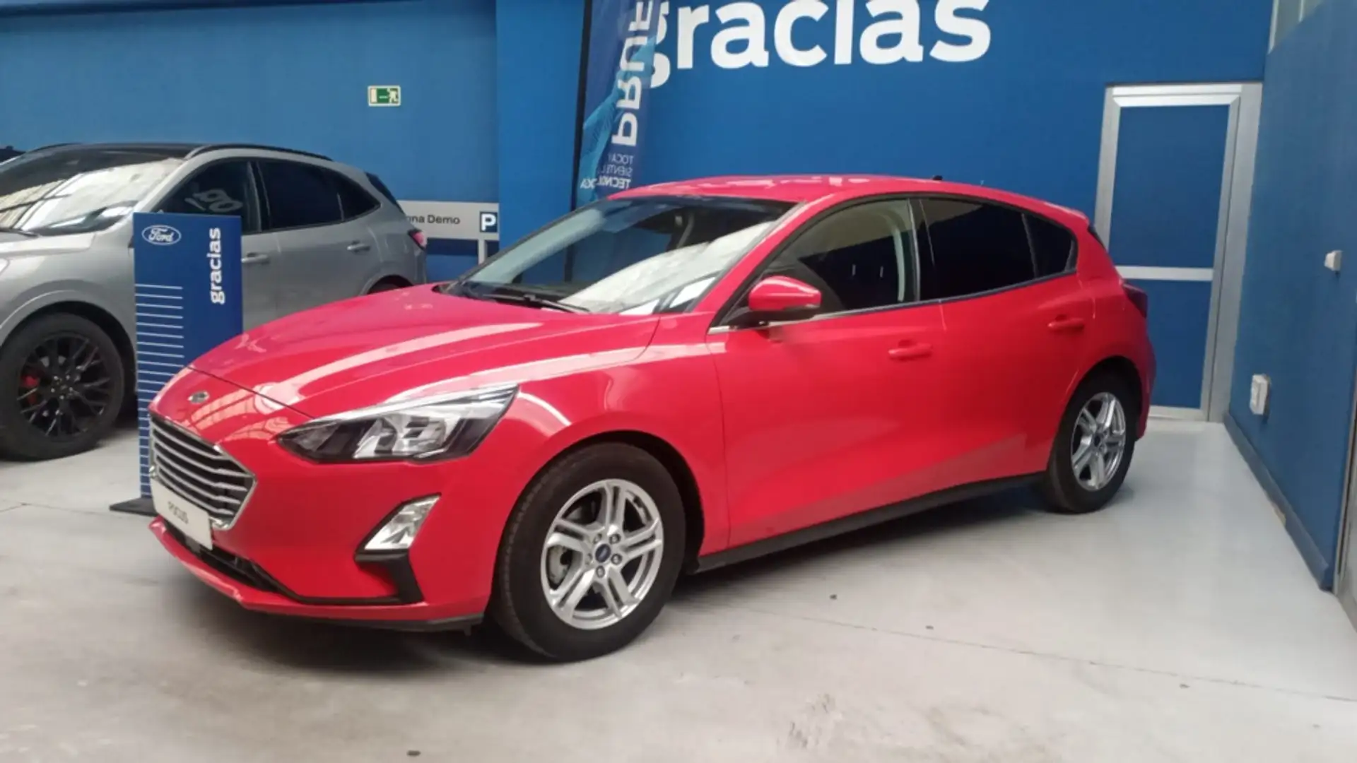 Ford Focus 1.0 Ecoboost MHEV Trend+ 125 Piros - 2