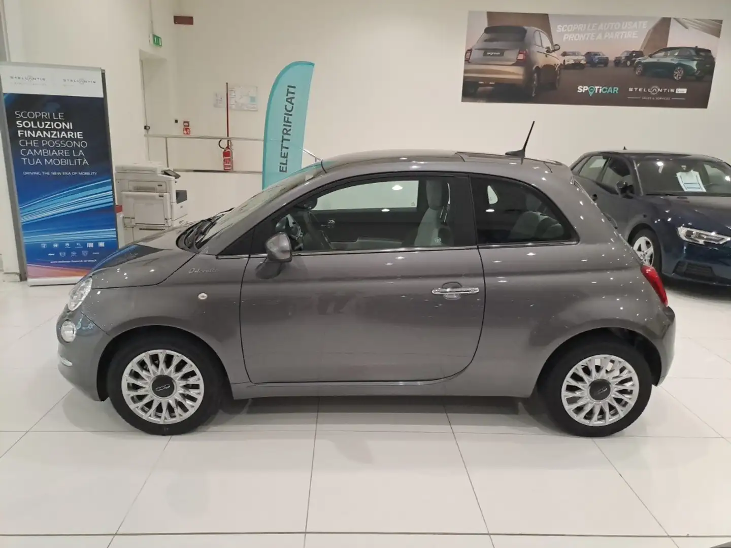 Fiat 500 1.0 70cv Ibrido Dolcevita Grigio - 2