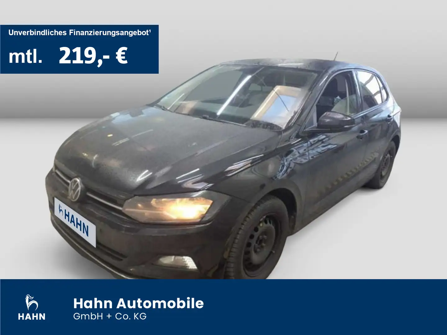 Volkswagen Polo 1.0TSI Highl DSG Cam Climatr Navi Sitzh Schwarz - 1