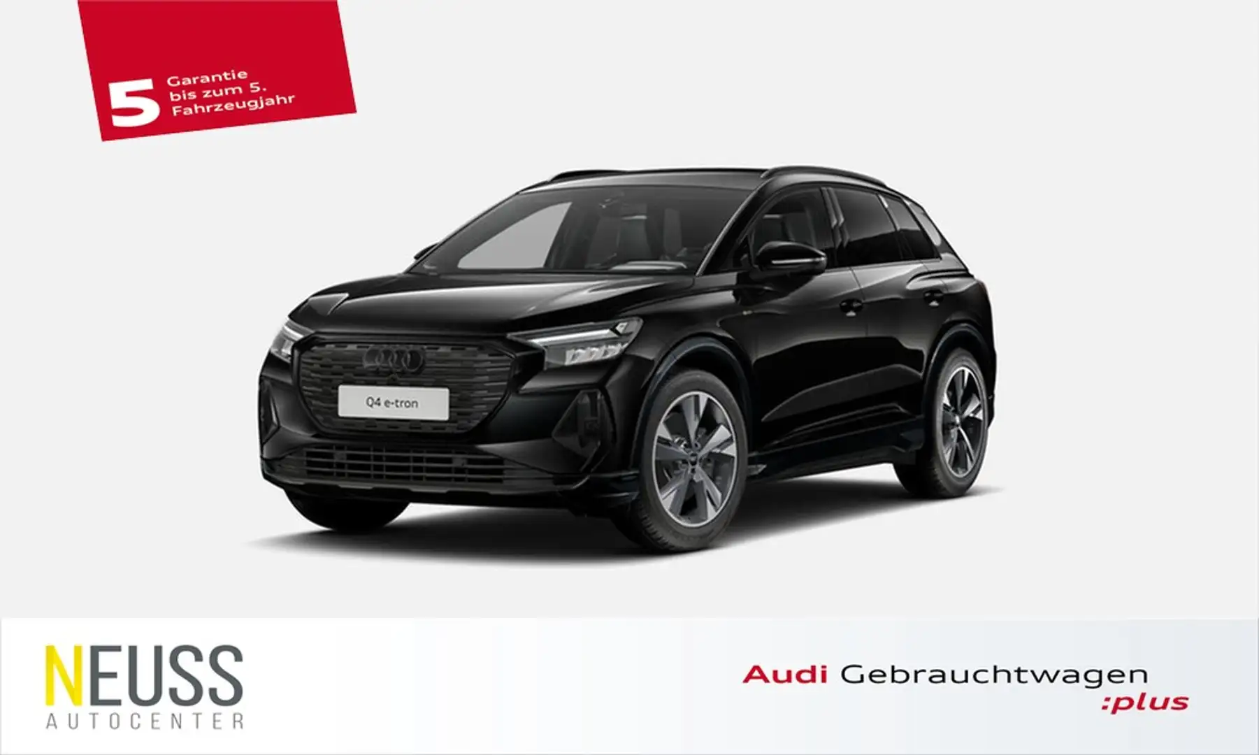 Audi Q4 e-tron 45 quattro S line HUD+AHK+ACC+BLACK+VC+ Schwarz - 1