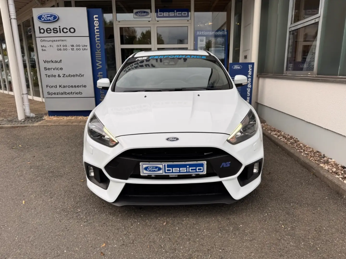 Ford Focus RS+Xenon+PDC+RFK+NAV+DAB+elek.Schiebedach+ Blanc - 2
