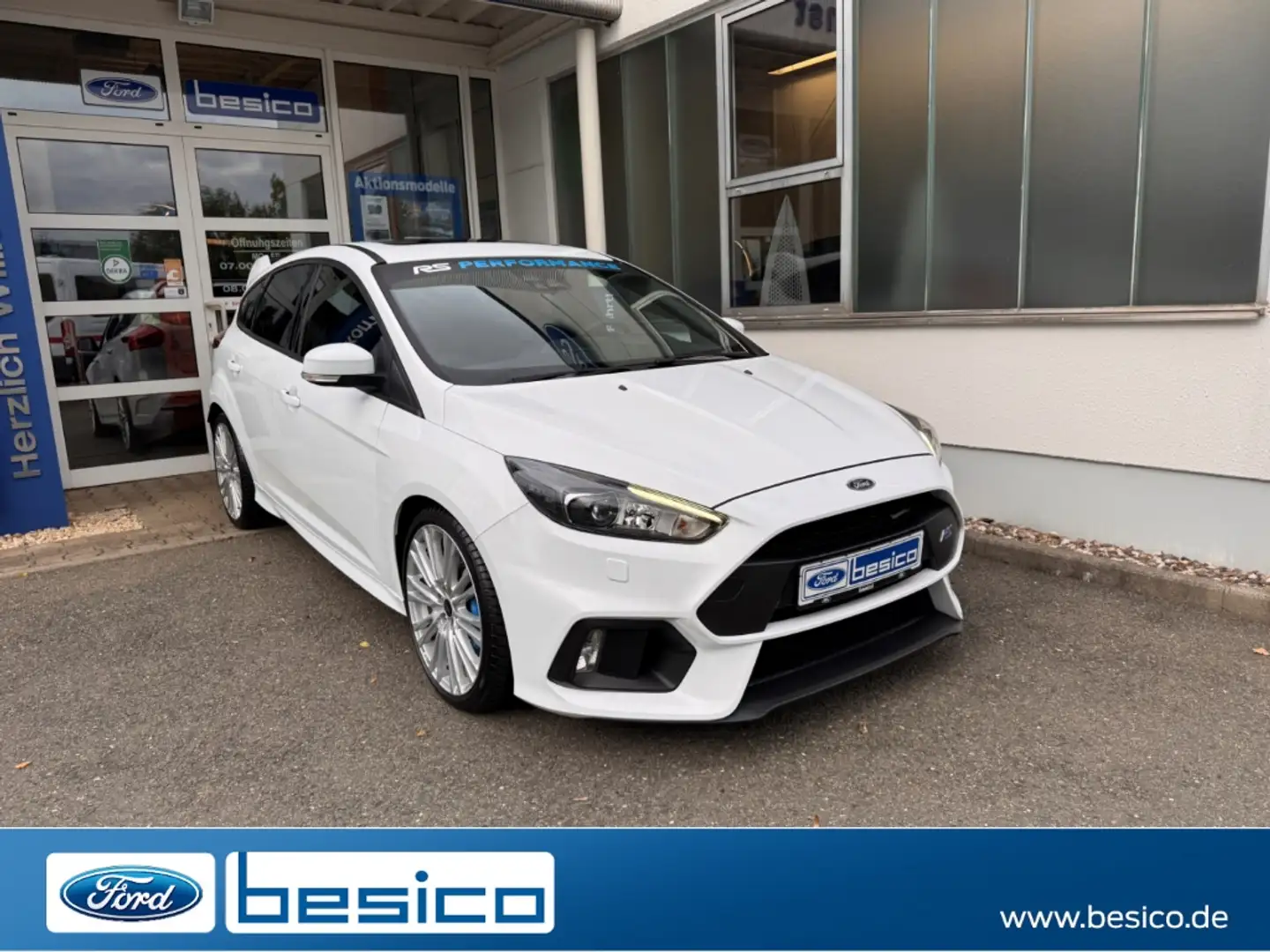 Ford Focus RS+Xenon+PDC+RFK+NAV+DAB+elek.Schiebedach+ Blanc - 1