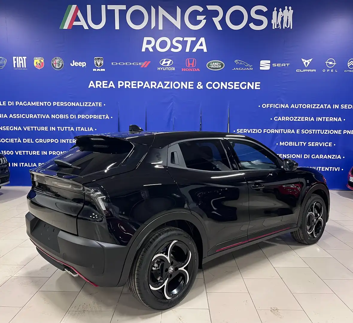 Alfa Romeo Junior 1.2 hybrid Speciale 136cv edct6 PACK TECNO KM0 Nero - 2
