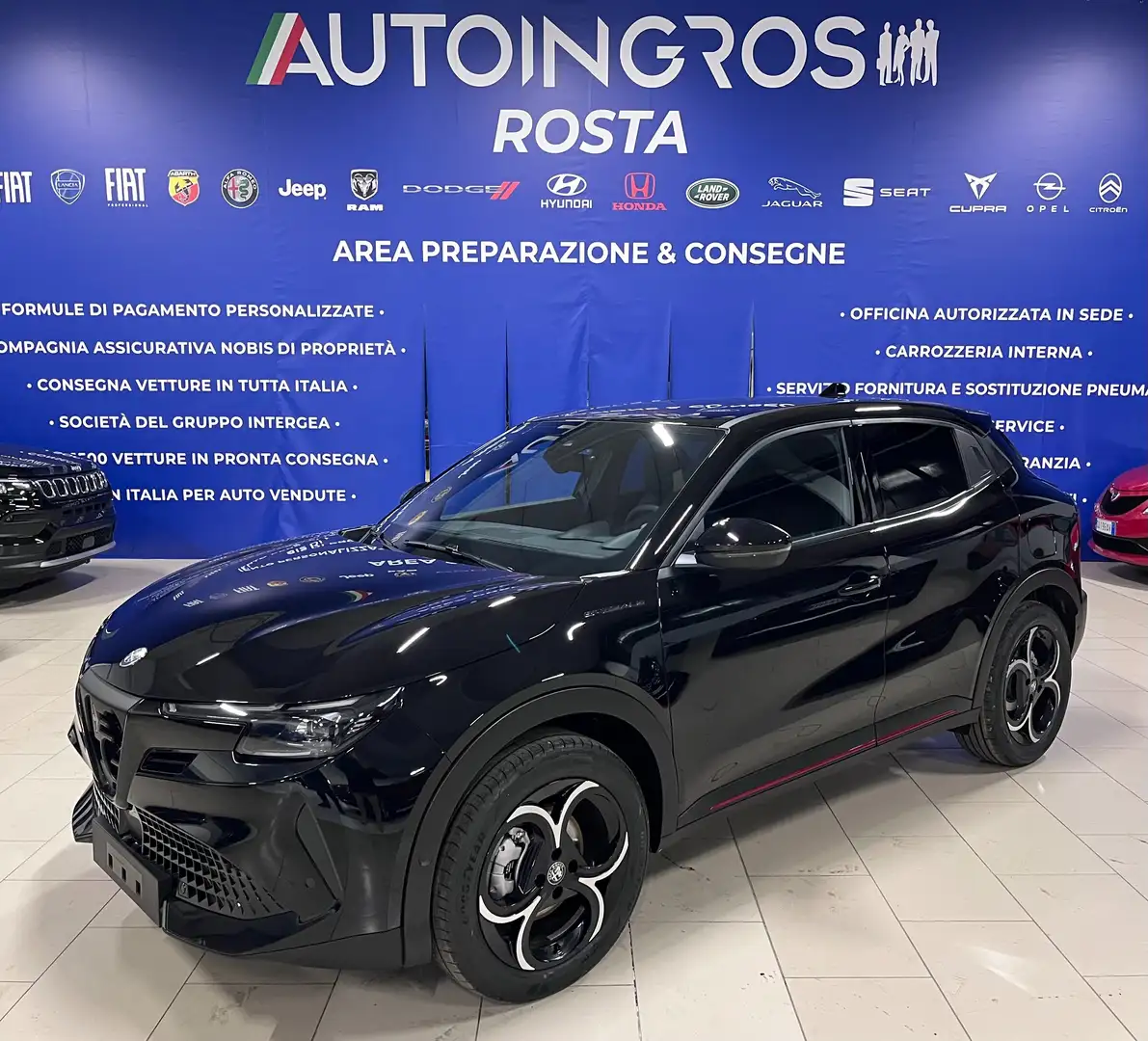 Alfa Romeo Junior 1.2 hybrid Speciale 136cv edct6 PACK TECNO KM0 Nero - 1