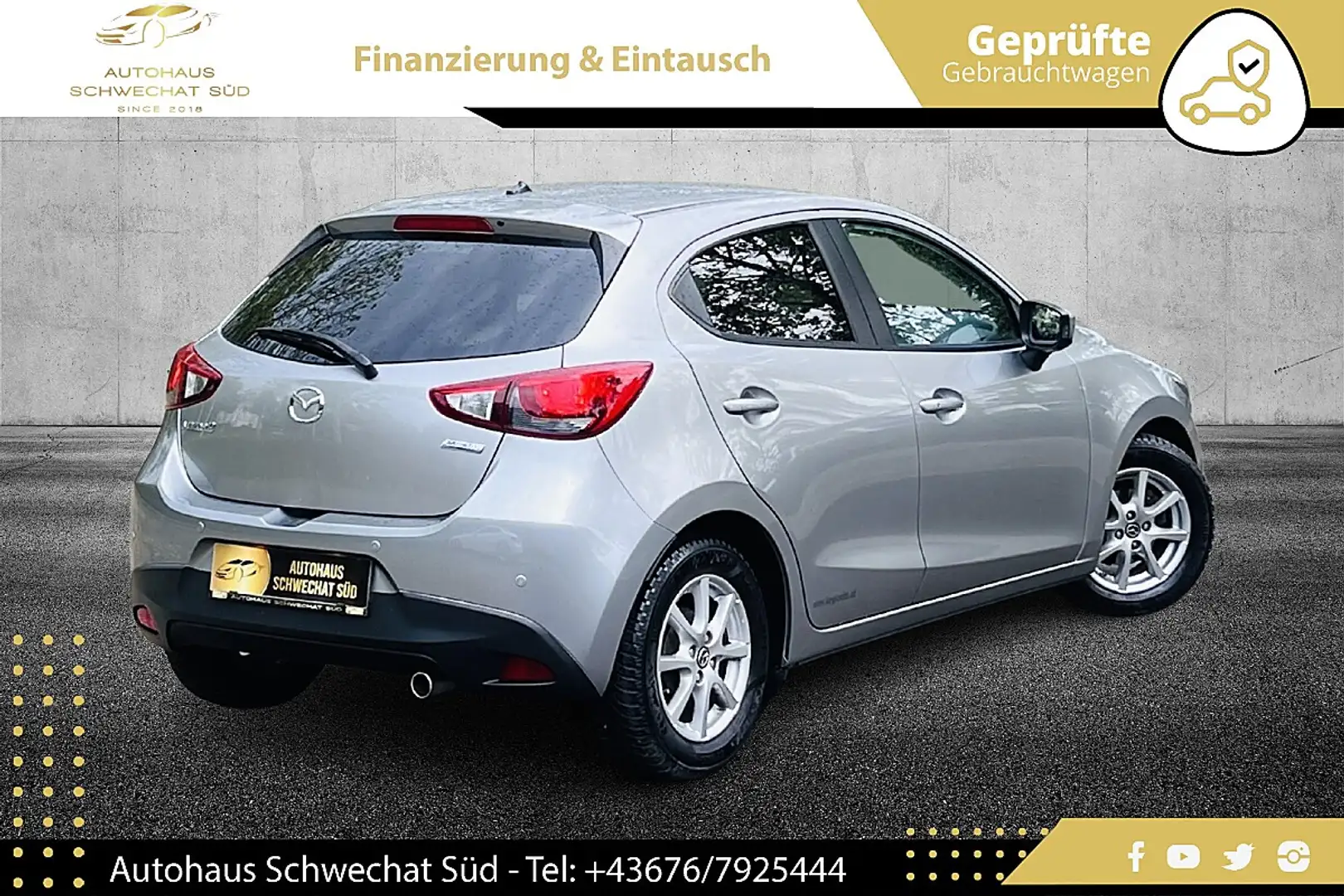 Mazda 2 Mazda2 G115 Revolution Top //1.BESITZ//WENIG-KM... Grau - 2