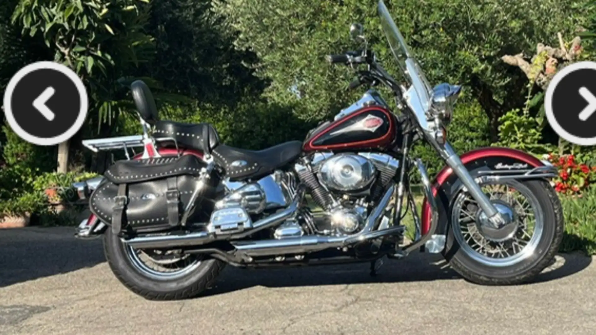 Harley-Davidson Heritage Softail Classic 1450 carb. Fekete - 2