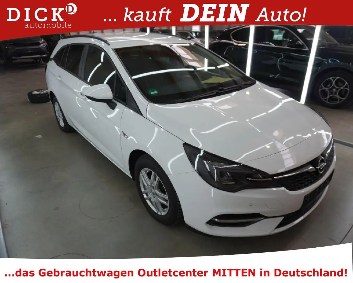 Opel Astra K ST Business 1.5i  LED/NAVI/RFK/SHZ/AHK Weiß - 2