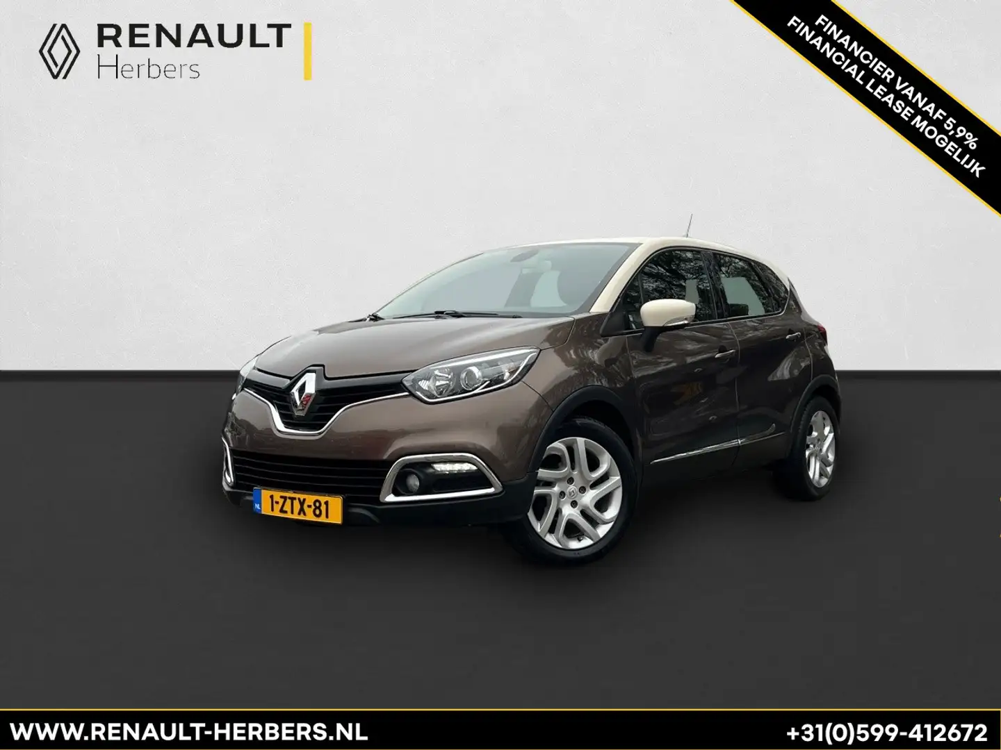 Renault Captur 0.9 TCe / CAMERA / PACK CITY / 2-TONE / STOELVERWA Brun - 1