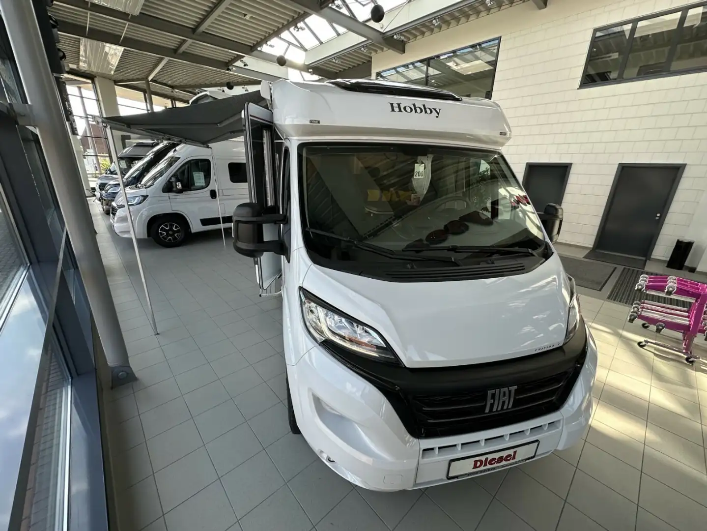 Hobby V65 GE OnTour Edition F UNBENUTZT +SAT/TV+Einzelbe Wit - 2