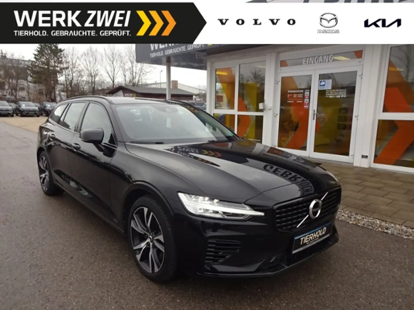 Volvo V60 T6 R Design Expression Plug-In AWD Standhz Noir - 1