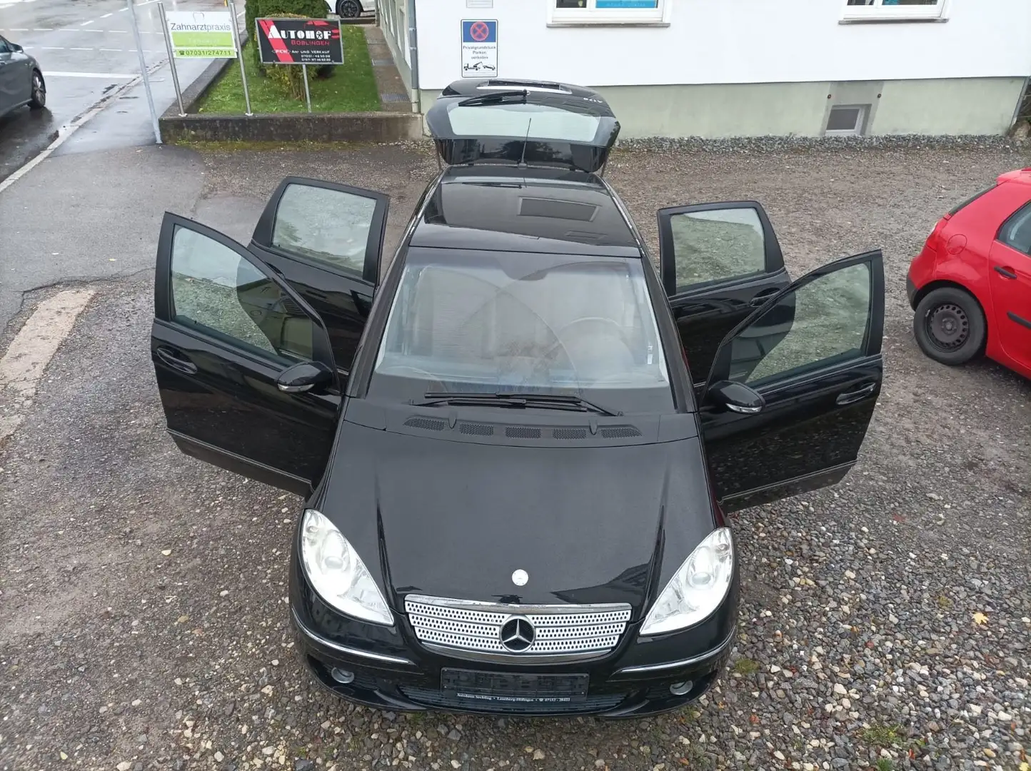Mercedes-Benz A 170 A-Klasse A170**EURO 4**KLIMA**LEDER**TÜV NEU**ZV Schwarz - 1
