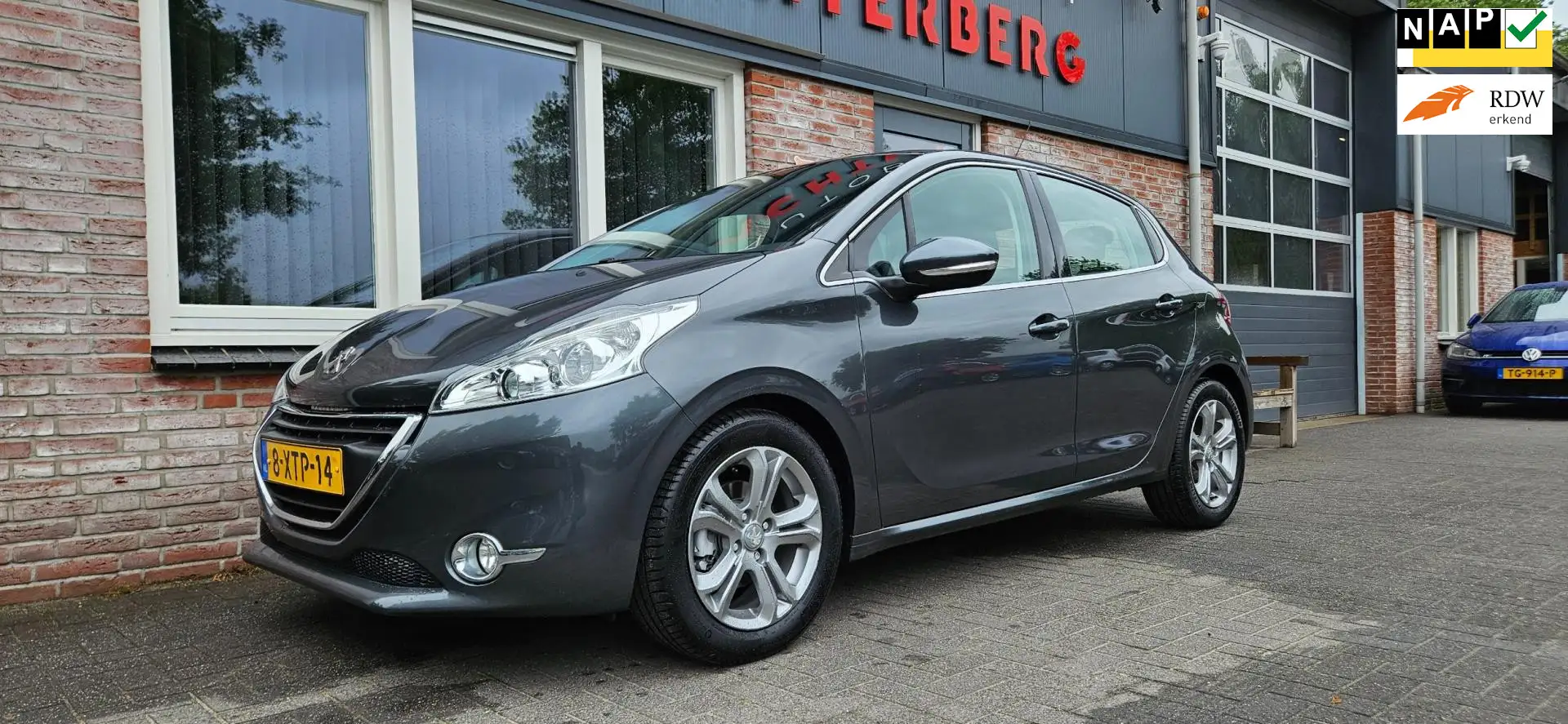 Peugeot 208 1.6 VTi Allure Airco/Clima! NAP! Cruise Control! P Grigio - 1