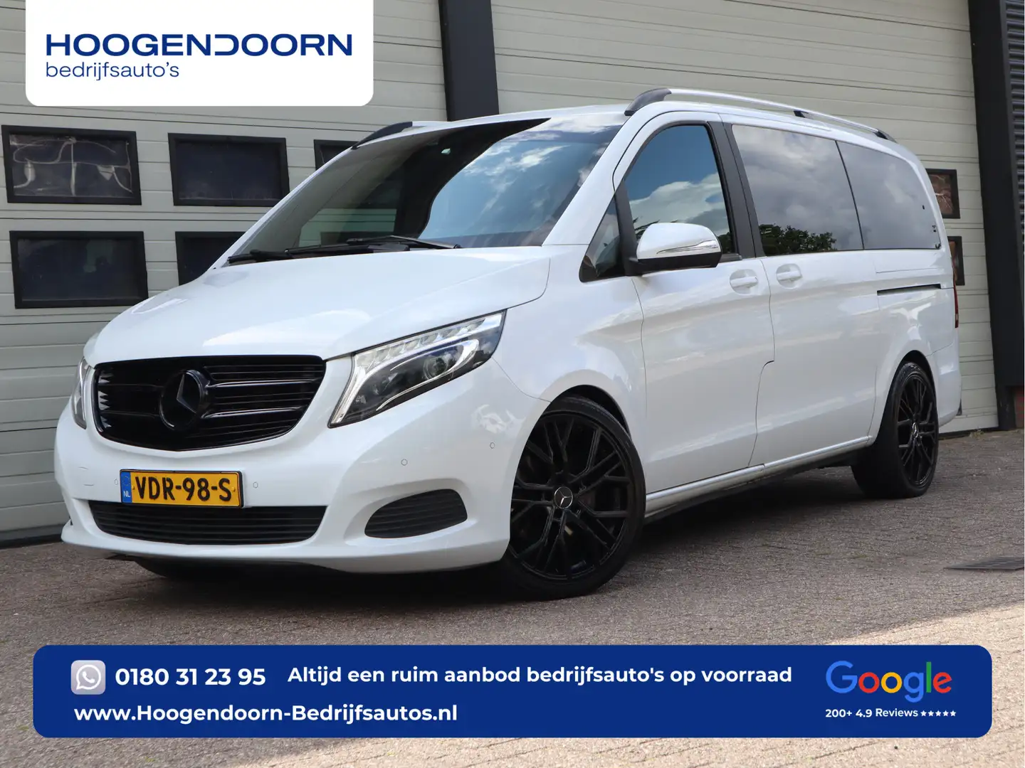 Mercedes-Benz V 250 250d Euro 6 - AppleCarplay - Trekhaak - MARGE Wit - 1