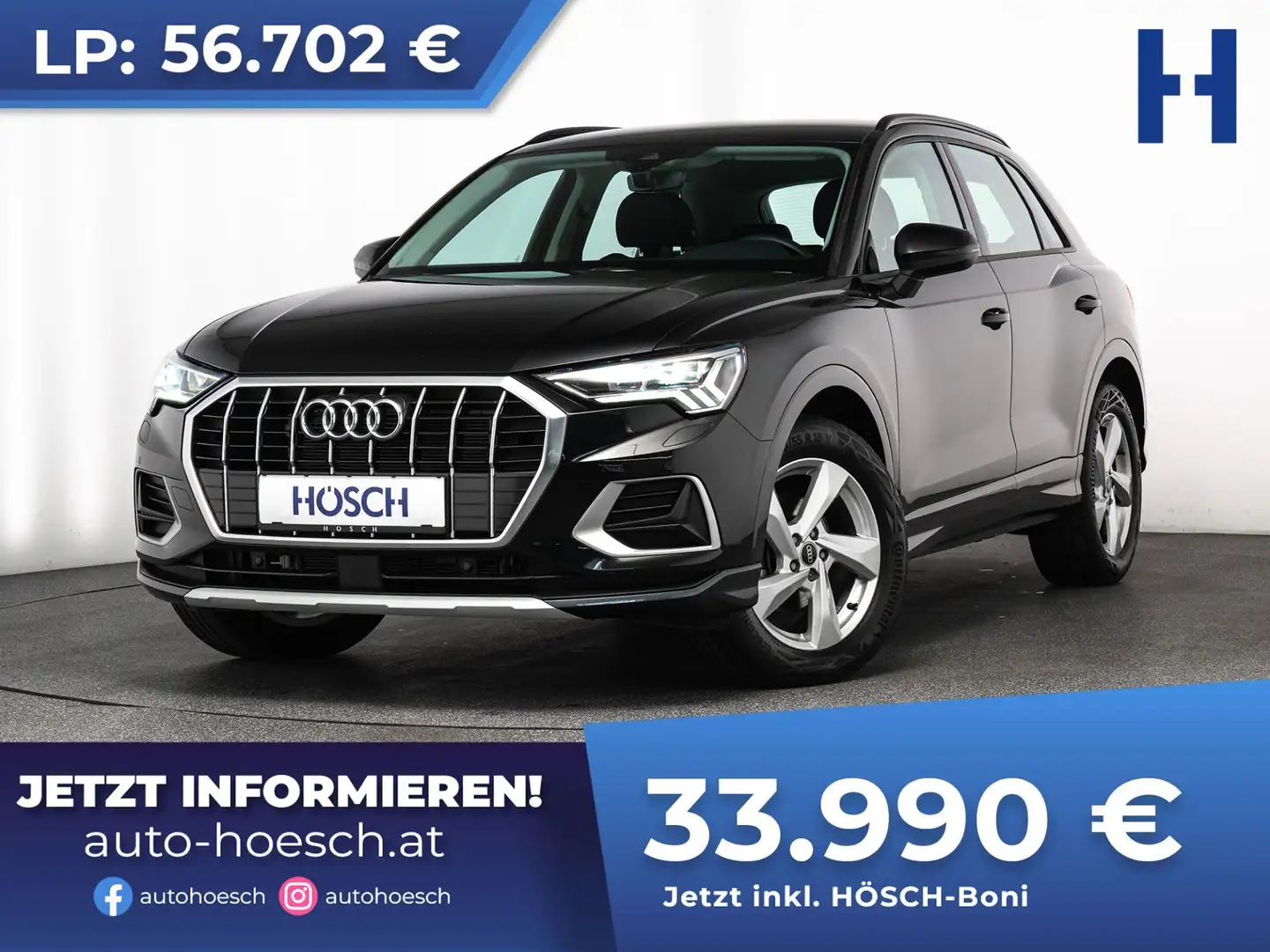 Audi Q3 35 TFSI advanced Aut. TOP EXTRAS SCHNÄPPCHEN Schwarz - 1