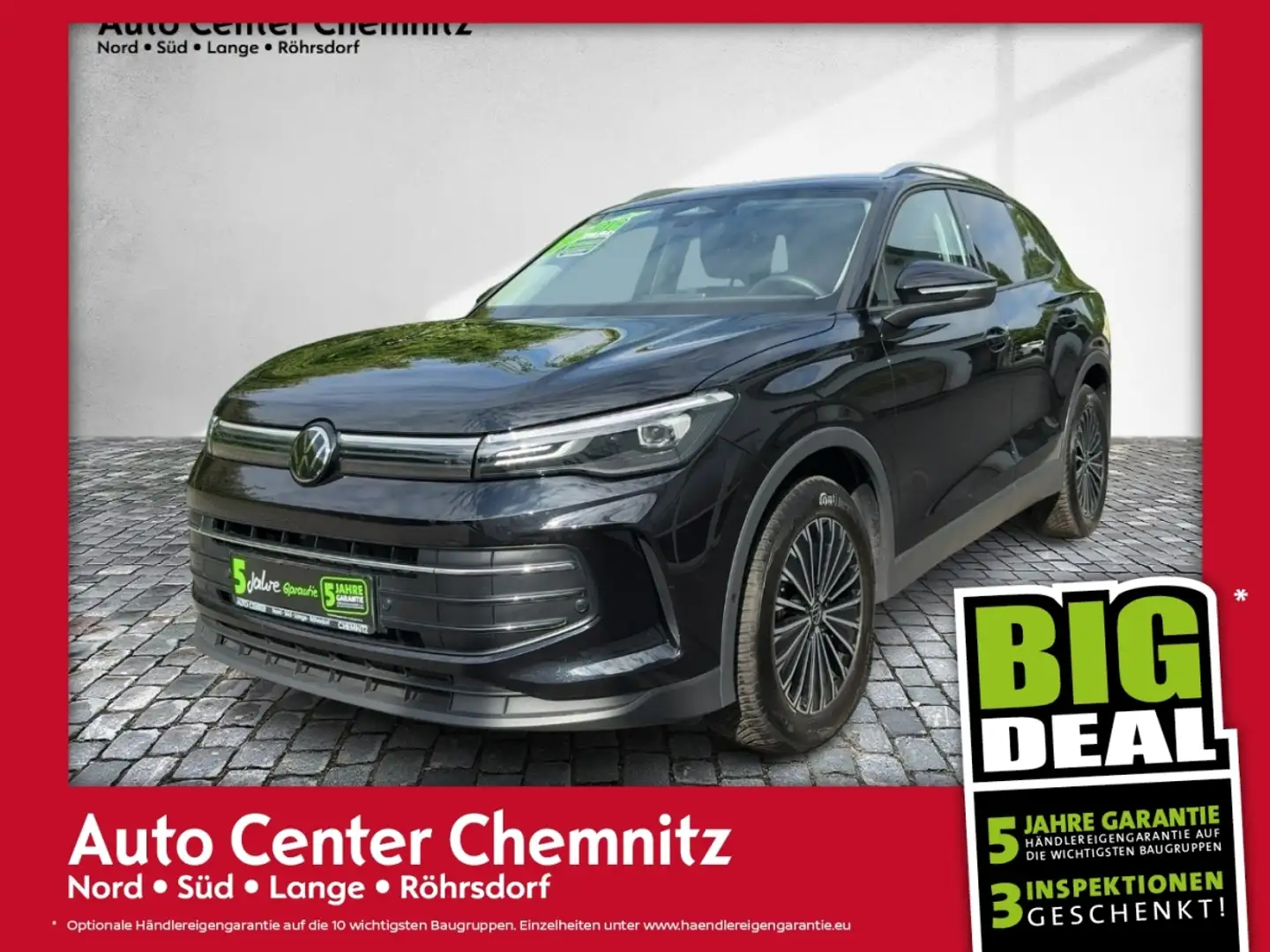 Volkswagen Tiguan 2.0 TDI DSG Life LED/Navi/Kamera/SHZ/PDC Zwart - 1