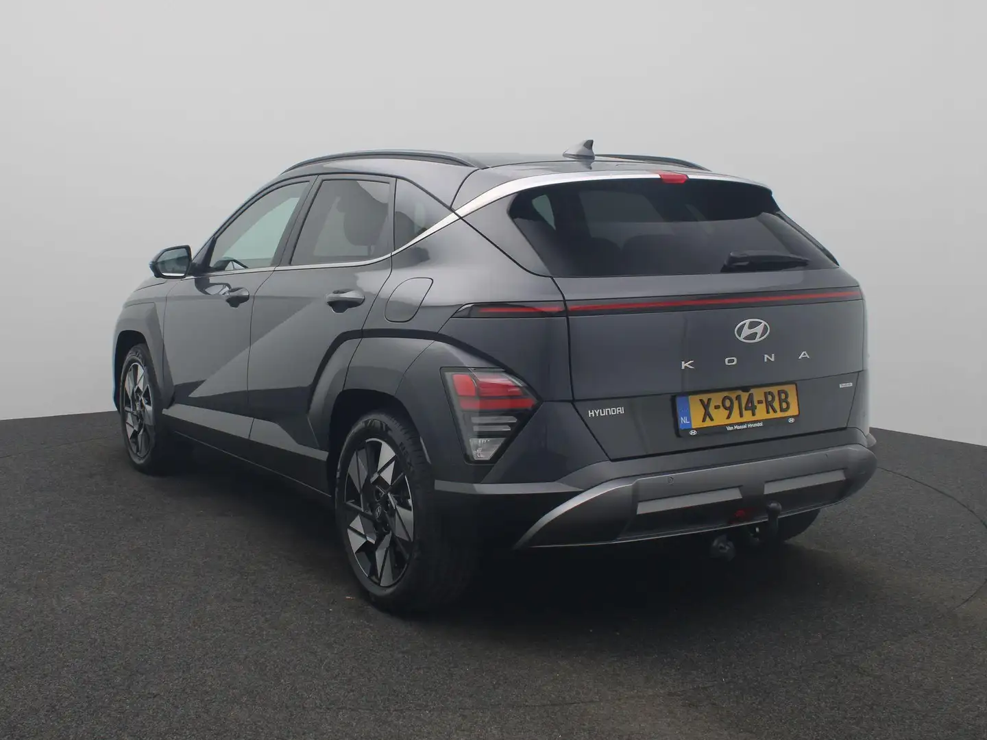 Hyundai KONA 1.6 GDI HEV Premium | Trekhaak | Leder | 360 Camer Grijs - 2