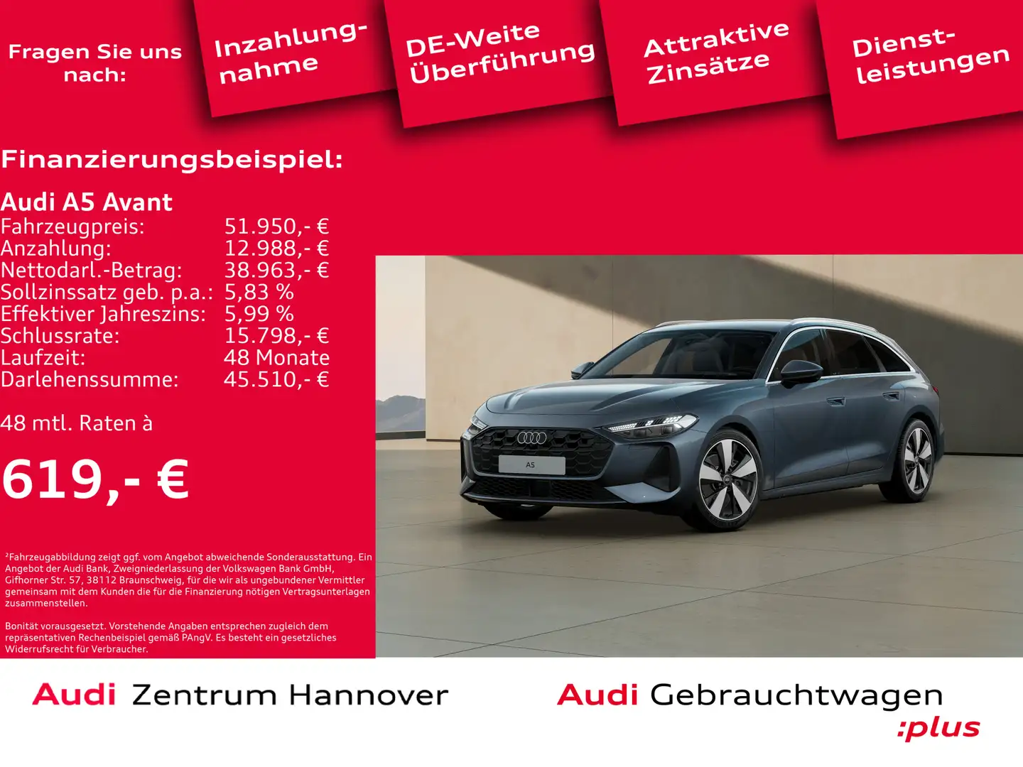 Audi A5 2.0 TFSI Head-Up Matrix B&O AHK Azul - 2