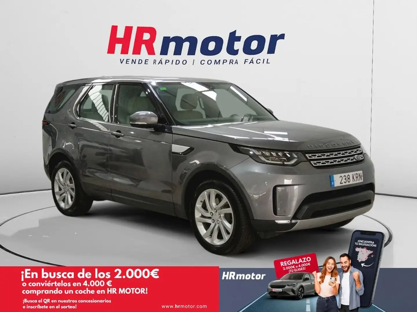 Land Rover Discovery 2.0SD4 HSE Aut. Gris - 1