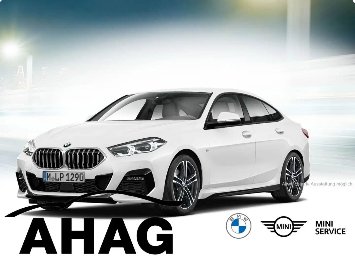 BMW 220 i Gran Coupe M Sport Klimaaut. Sportsitze PDC Weiß - 2