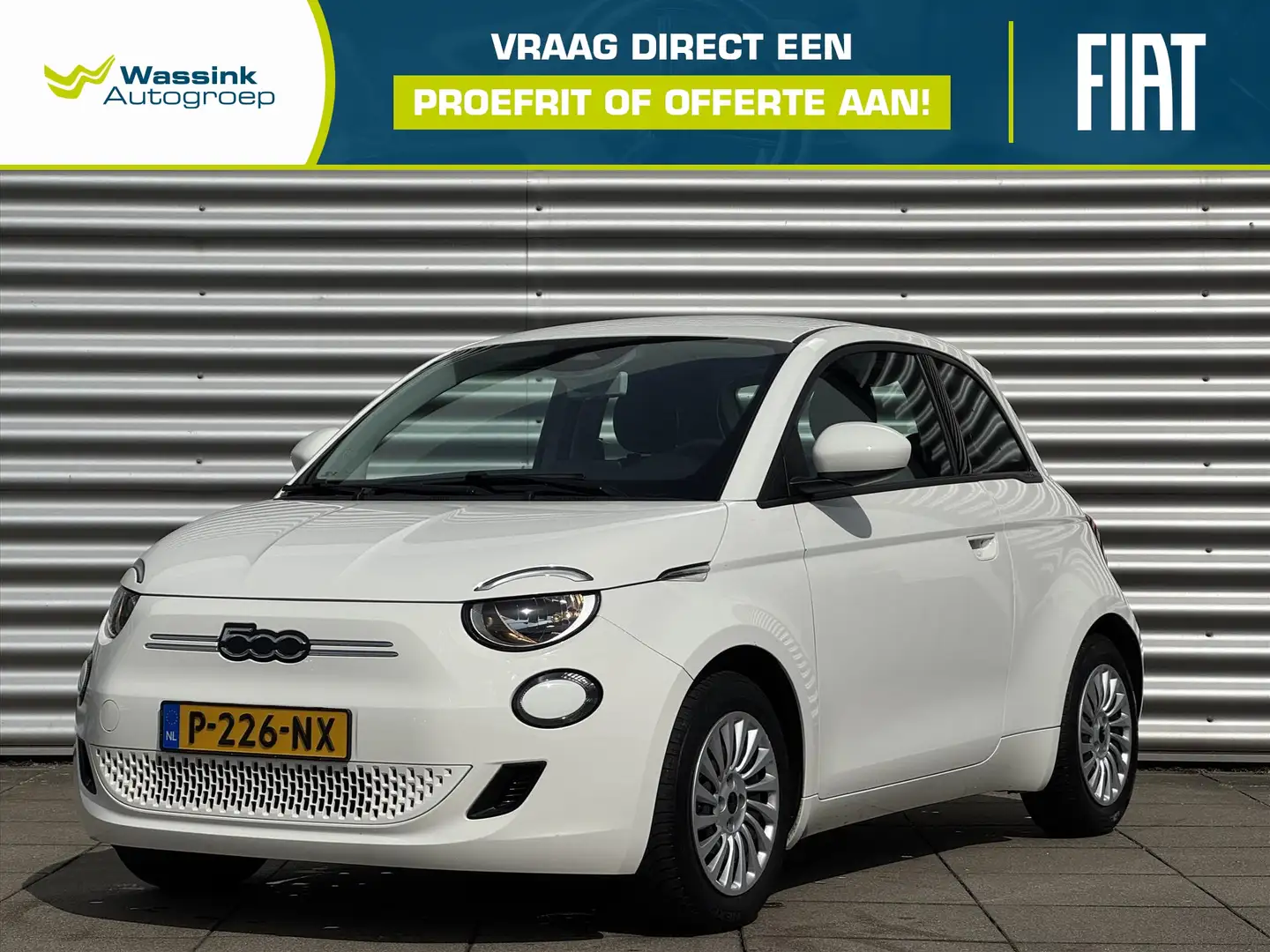 Fiat 500 24kWh 95pk Automaat Action Airco | 1ste Eigenaar | Bianco - 1