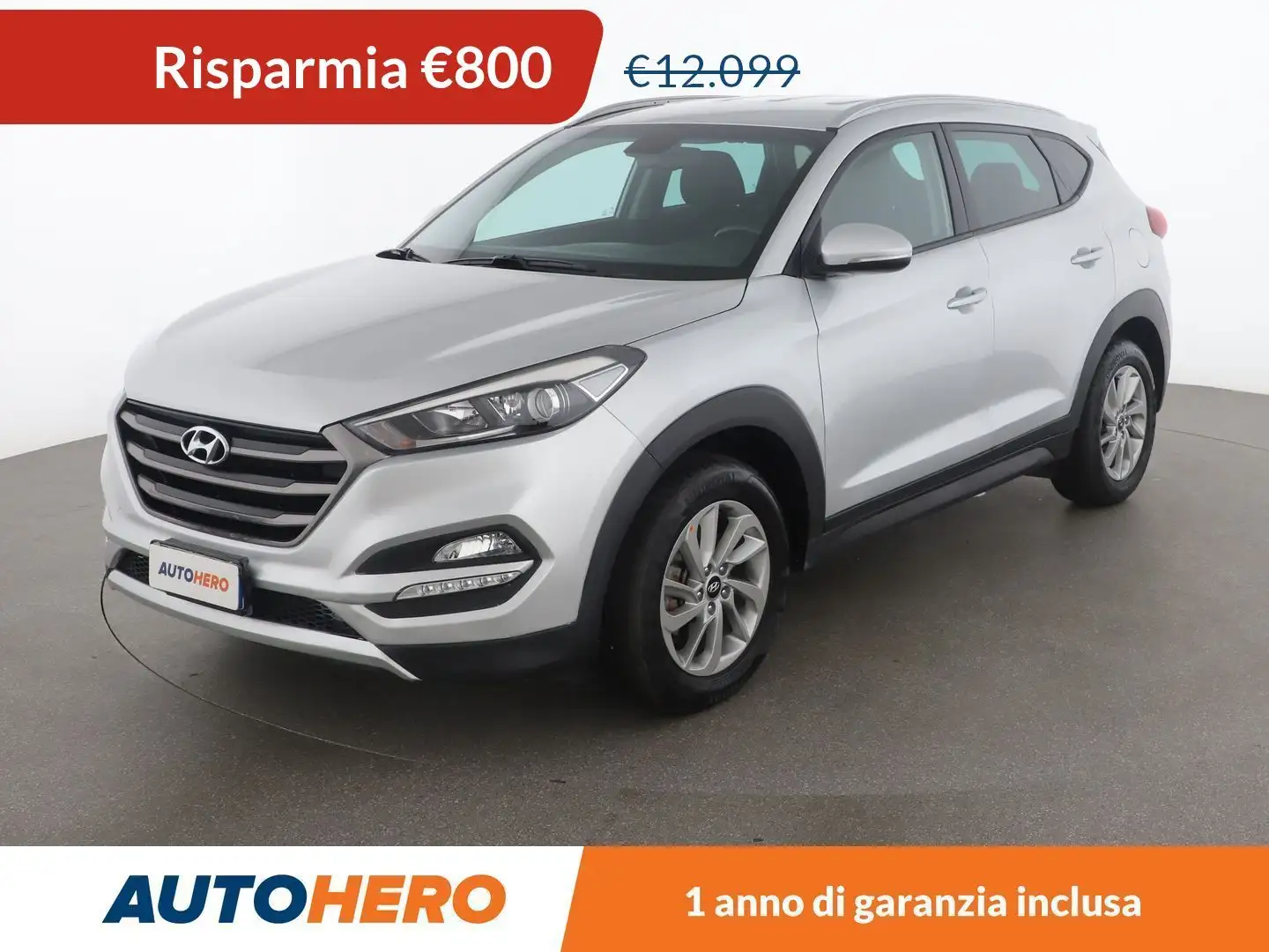 Hyundai TUCSON 1.7 CRDi Comfort Argento - 1