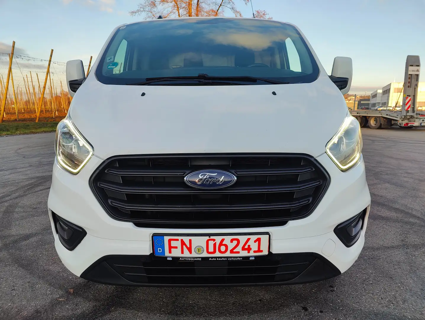 Ford Transit Custom 300 L2 Trend / AHK / Scheckheft / EURO 6 Blanc - 2
