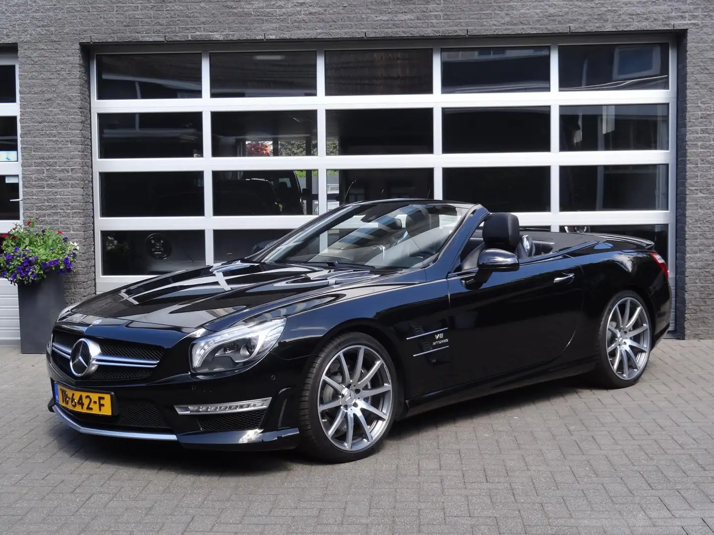 Mercedes-Benz SL 63 AMG V8 537pk Variodak-glas, Nav,KeylessGo,Distronic et Zwart - 1