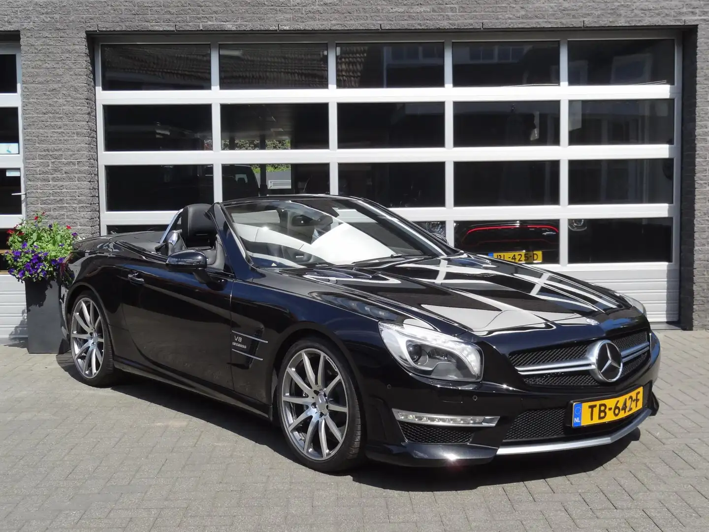 Mercedes-Benz SL 63 AMG V8 537pk Variodak-glas, Nav,KeylessGo,Distronic et Zwart - 2