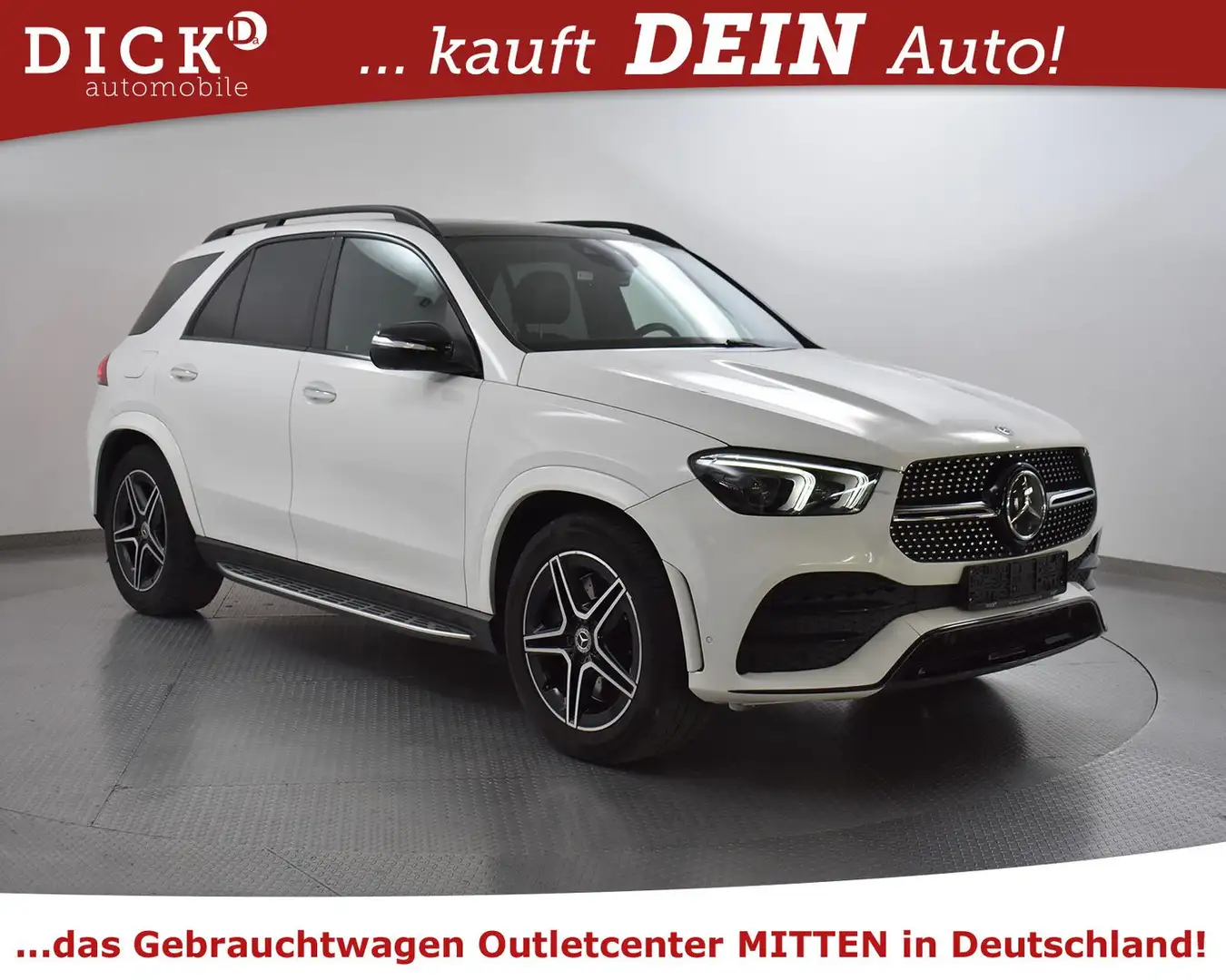 Mercedes-Benz GLE 450 GLE450 AMG Line 4M AIRM+PANO+BURM+MEMO+360+VOLL Blanco - 1