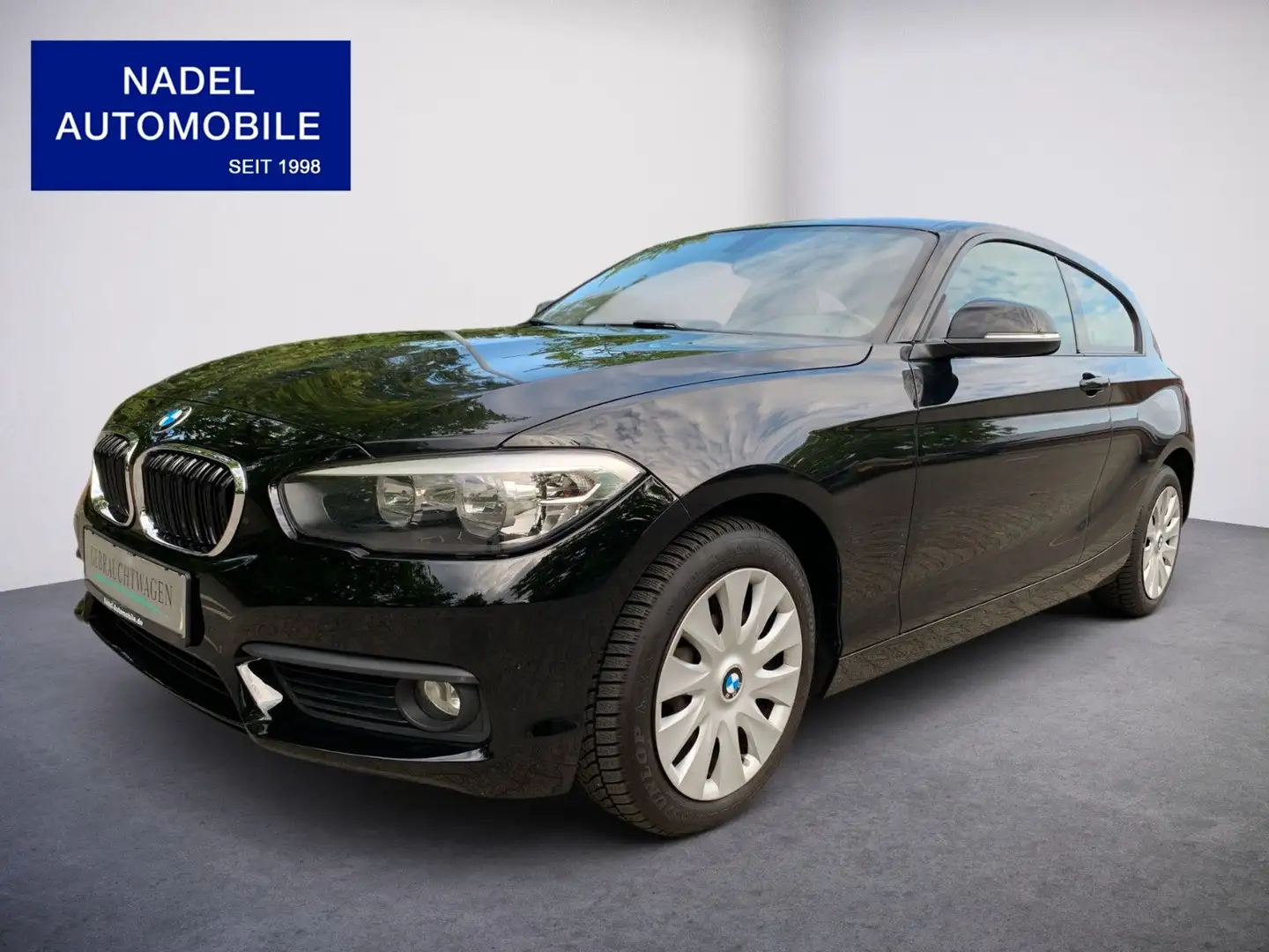 BMW 116 d Advantage/Klima/SHZ/USB/Tempomat Schwarz - 1