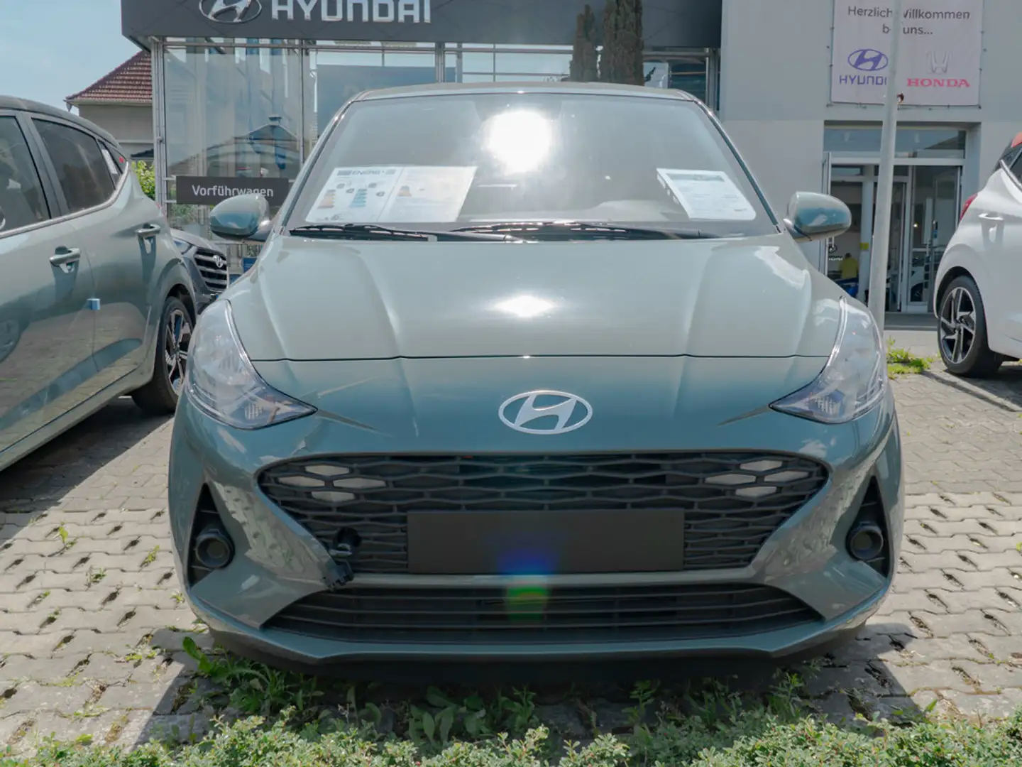 Hyundai i10 1.0 Select KLIMA PDC KAMERA NAVI FACELIFT Zielony - 2